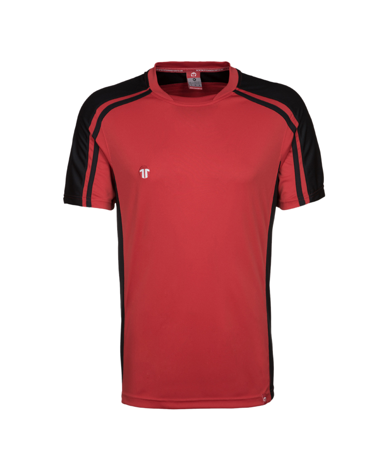 11teamsports Clásico Trikot Kids Rot Schwarz F60 - rot