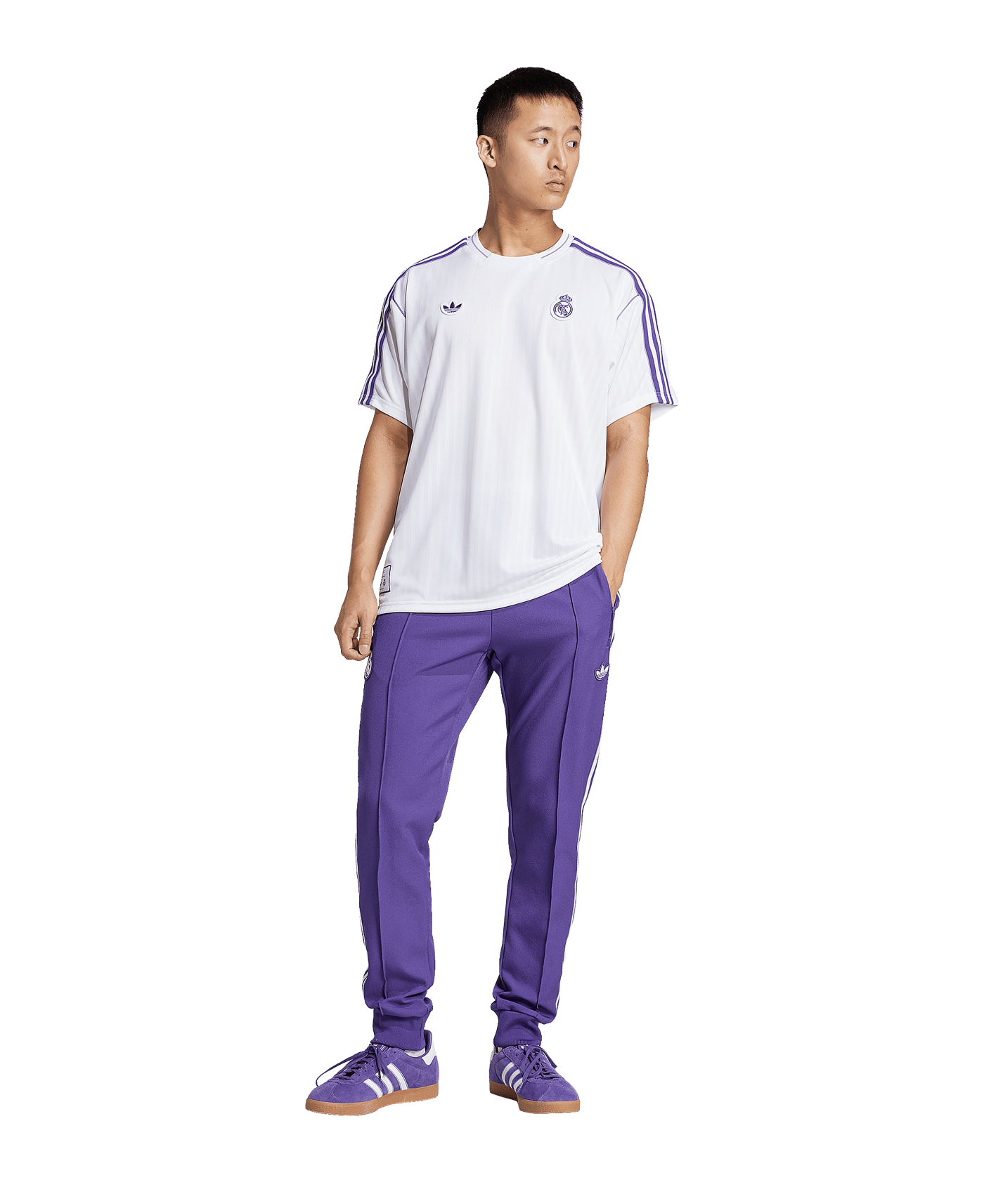 adidas Real Madrid Terrace Icon Trikot Weiss - weiss