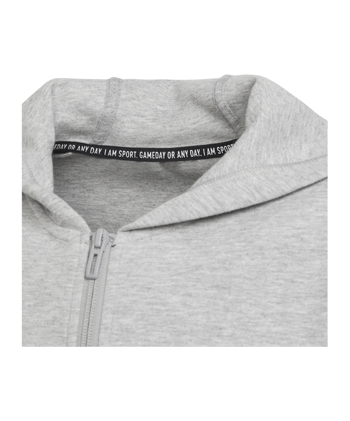 adidas Future Icons Kapuzenjacke Kids Grau Weiss - grau