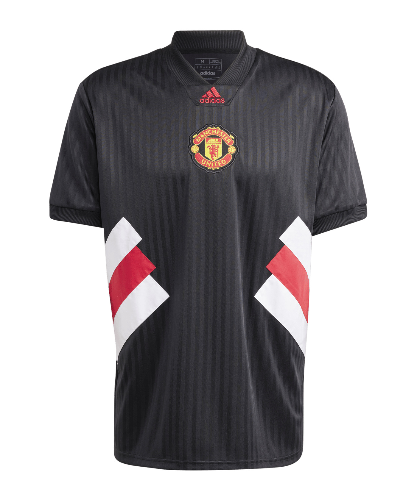 adidas Manchester United Icon Trikot Schwarz - schwarz
