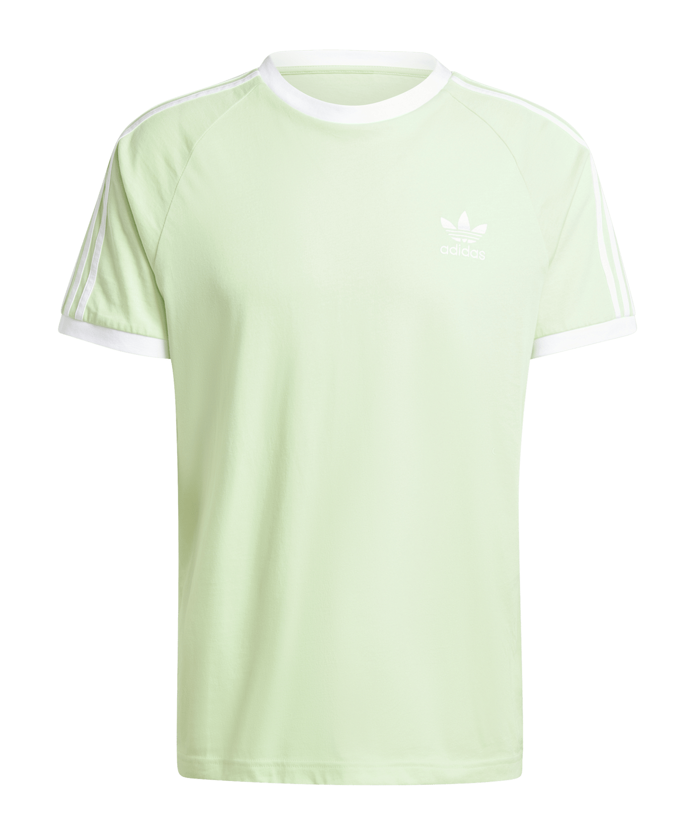 adidas Adicolor 3 Stripes T-Shirt Grün - gruen