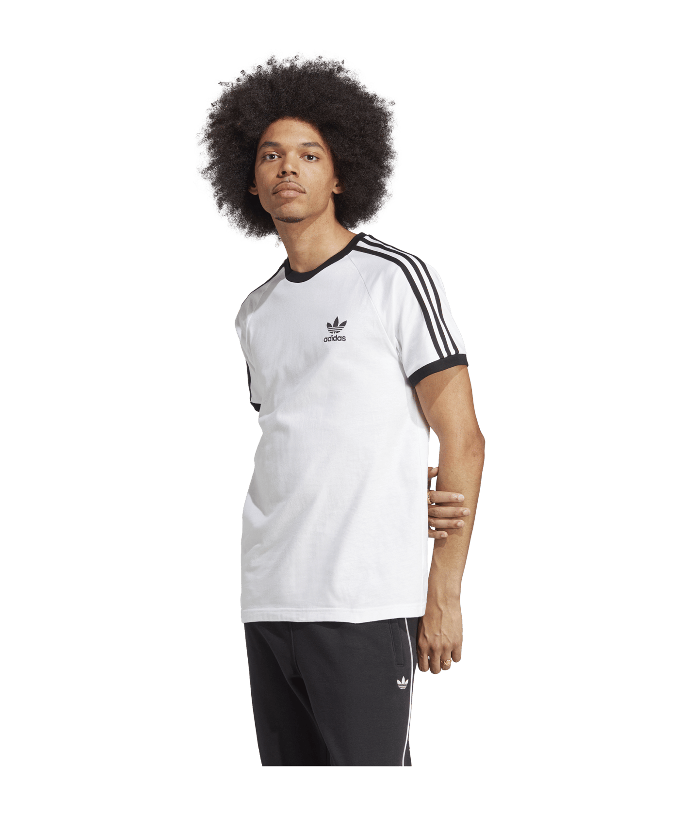 adidas Originals Adicolor Classics 3-Stripes Tee White - weiss