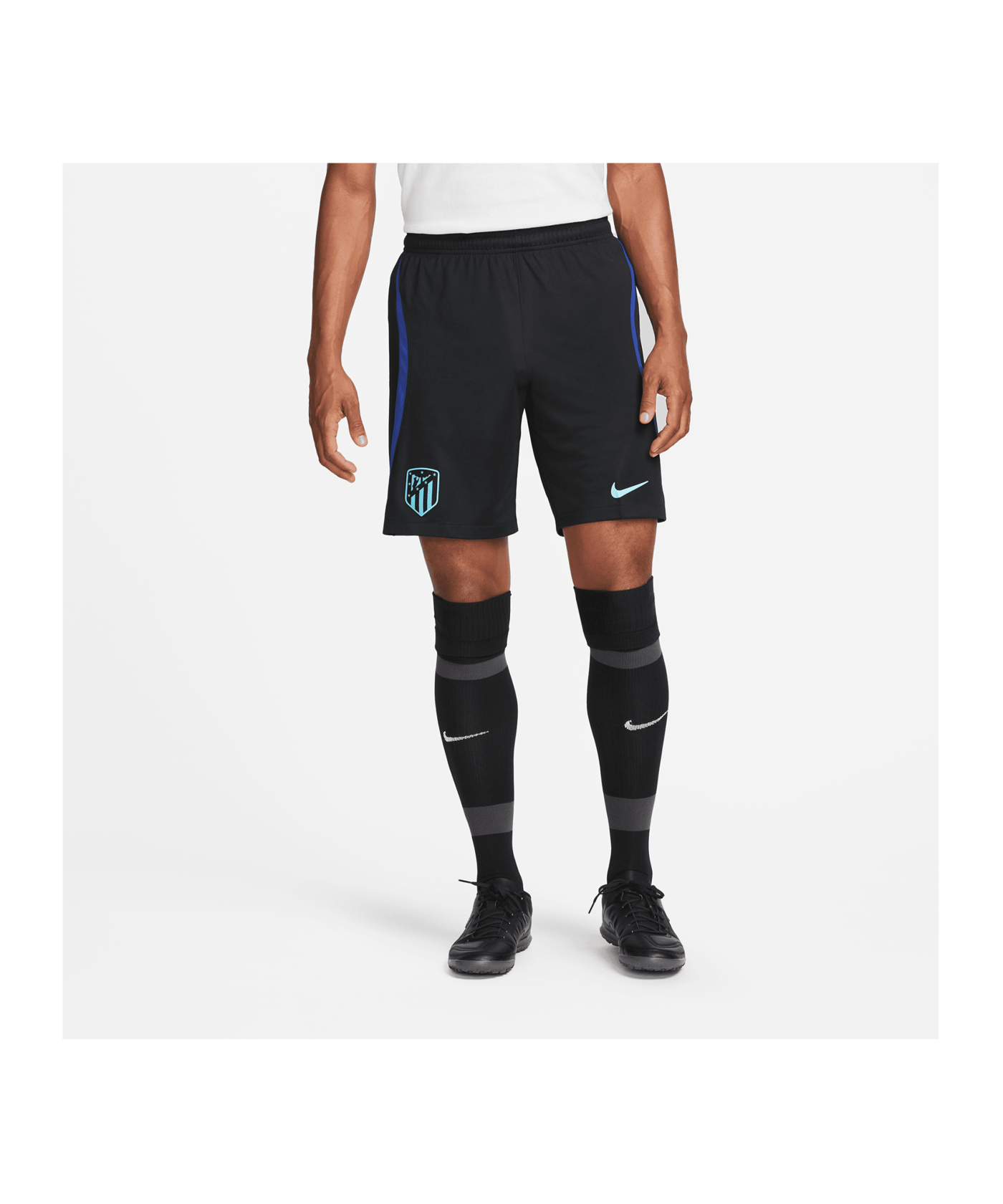 Nike Atletico Madrid Short Away 2022/2023 Schwarz F010 - schwarz