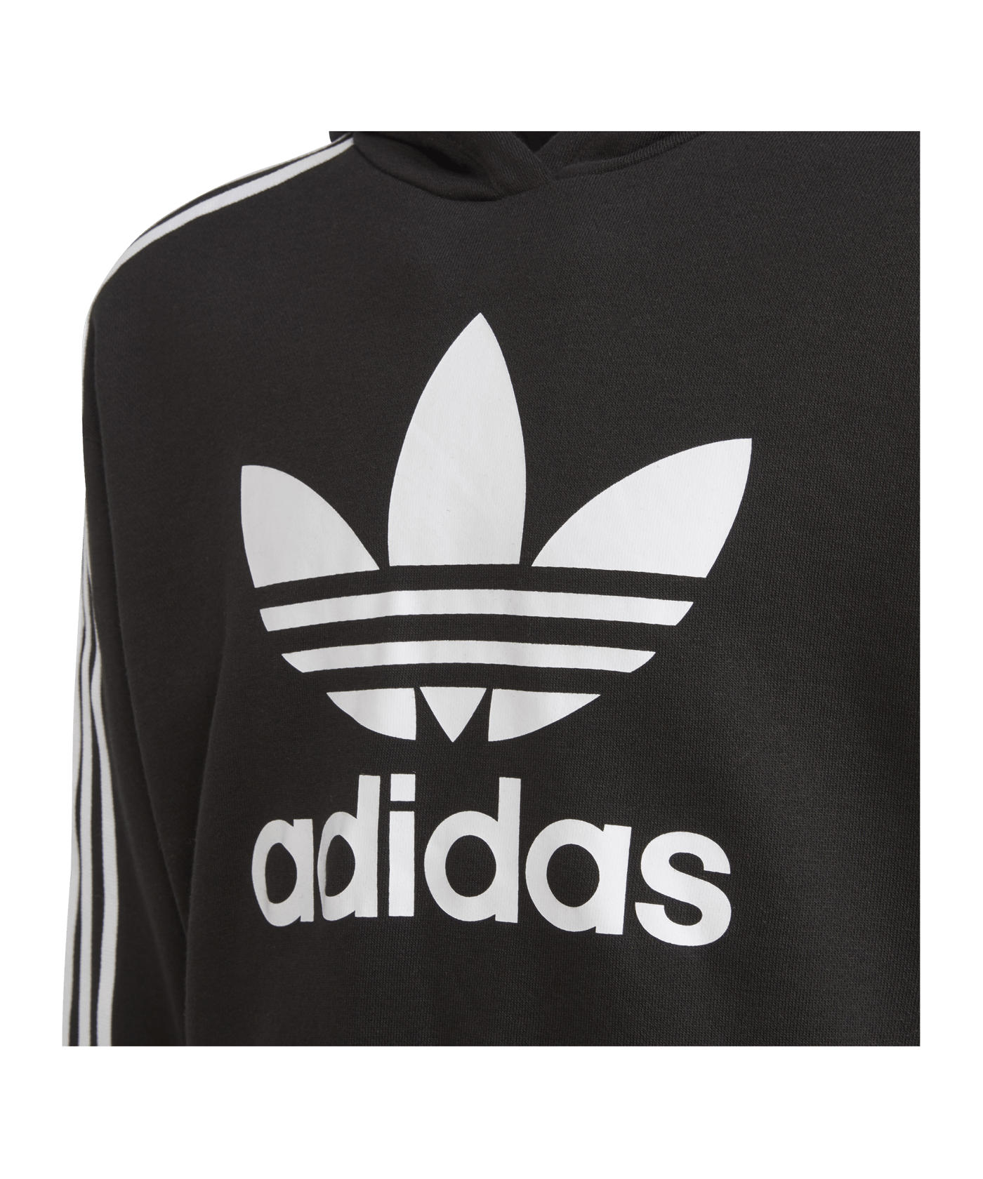 adidas Originals Adicolor Cropped Hoodie Black - schwarz