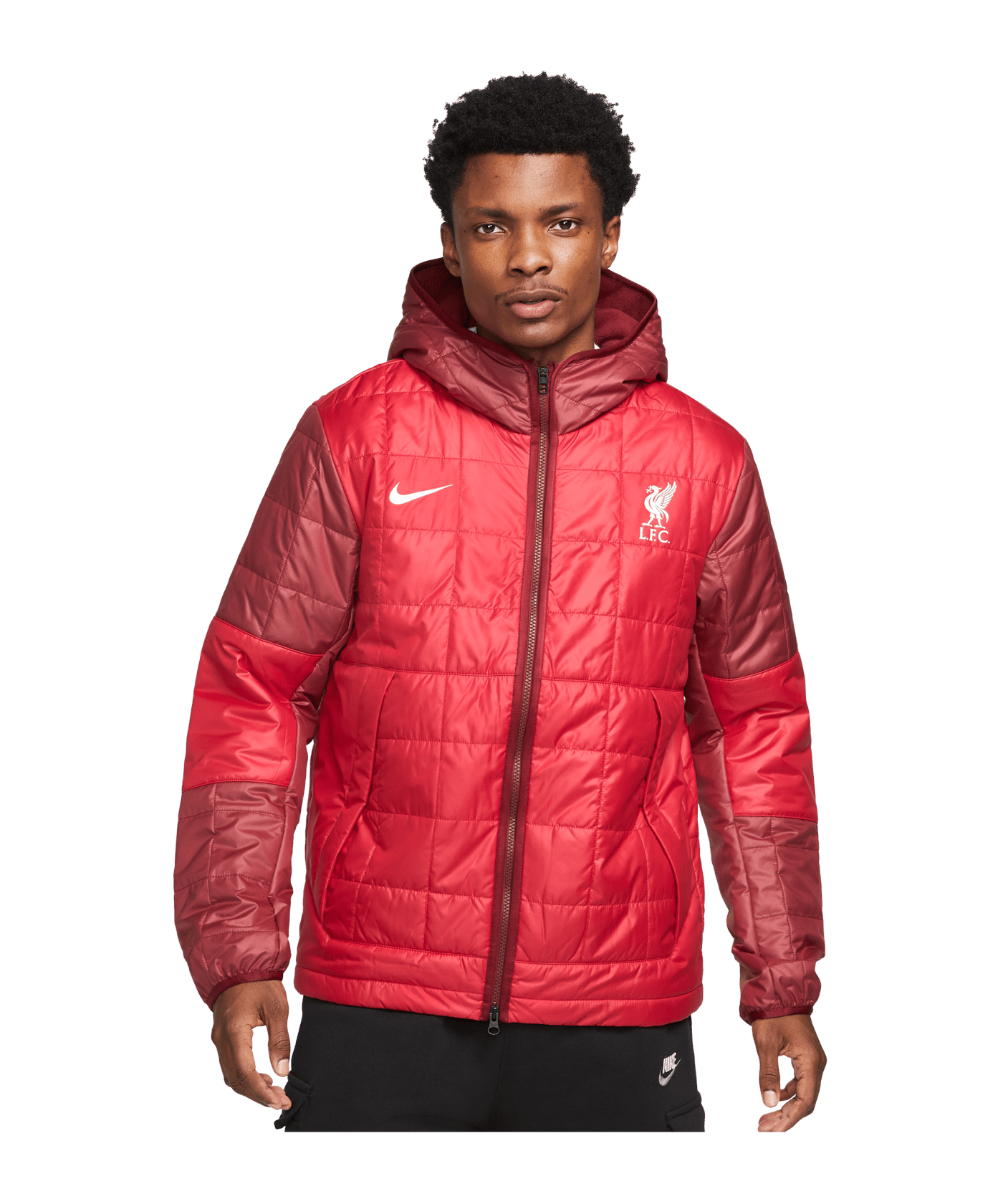 Nike FC Liverpool Fleece jas rood F677 | Fan Shop | Fan Merchandise
