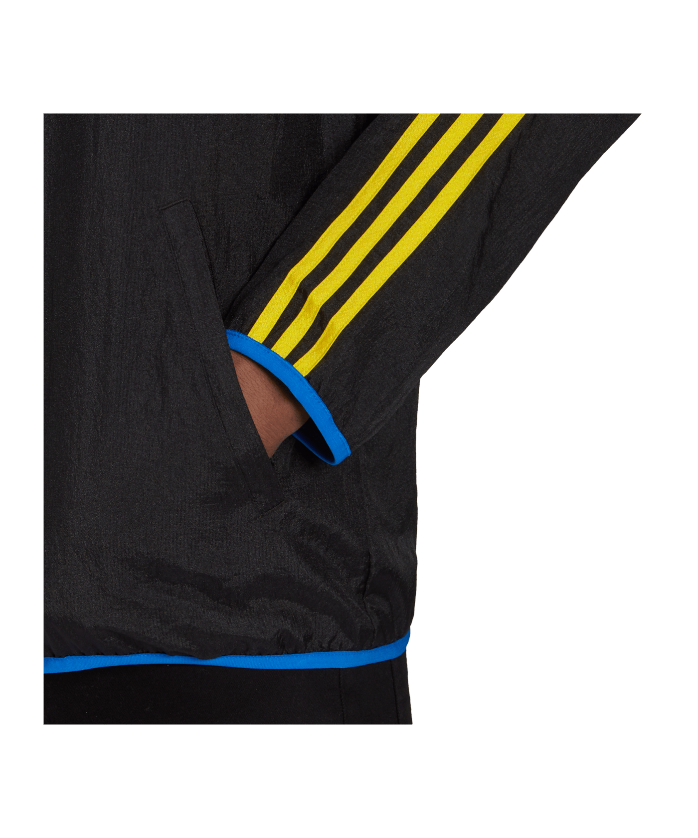 adidas Manchester United Icon Woven Jacke Schwarz - schwarz