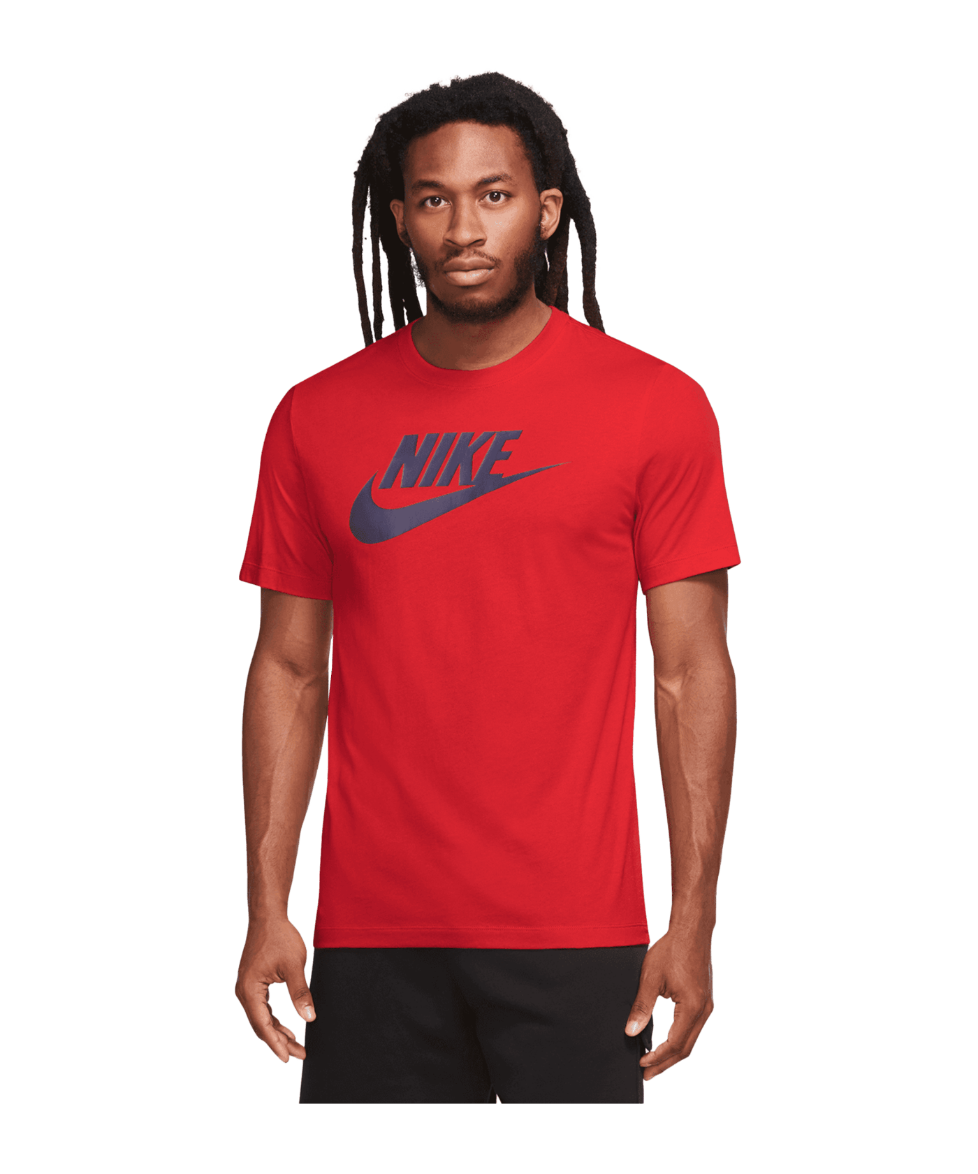 Nike Icon Futura T-Shirt Rot F662 - rot