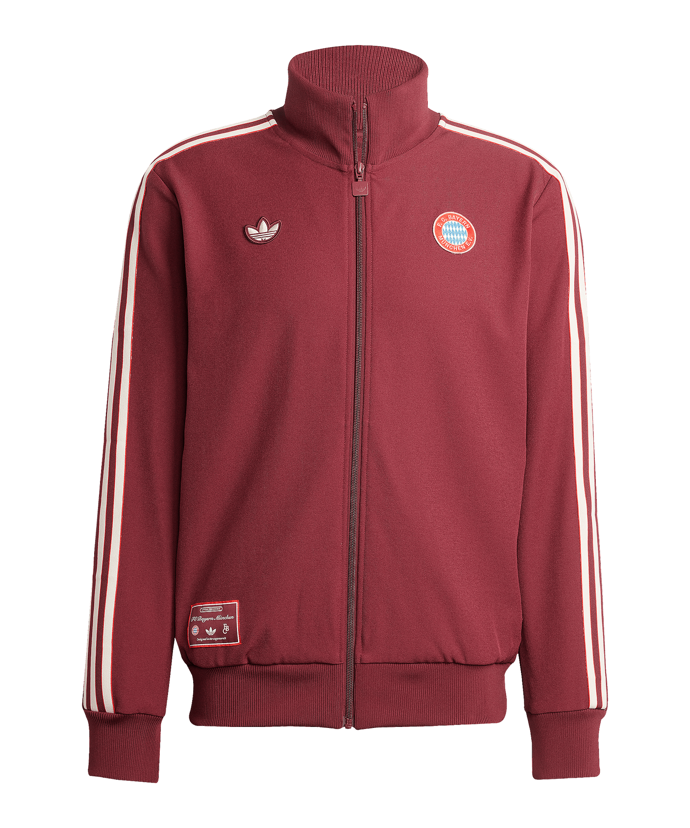 adidas FC Bayern München Terrace Icon veste d'entrainement rouge