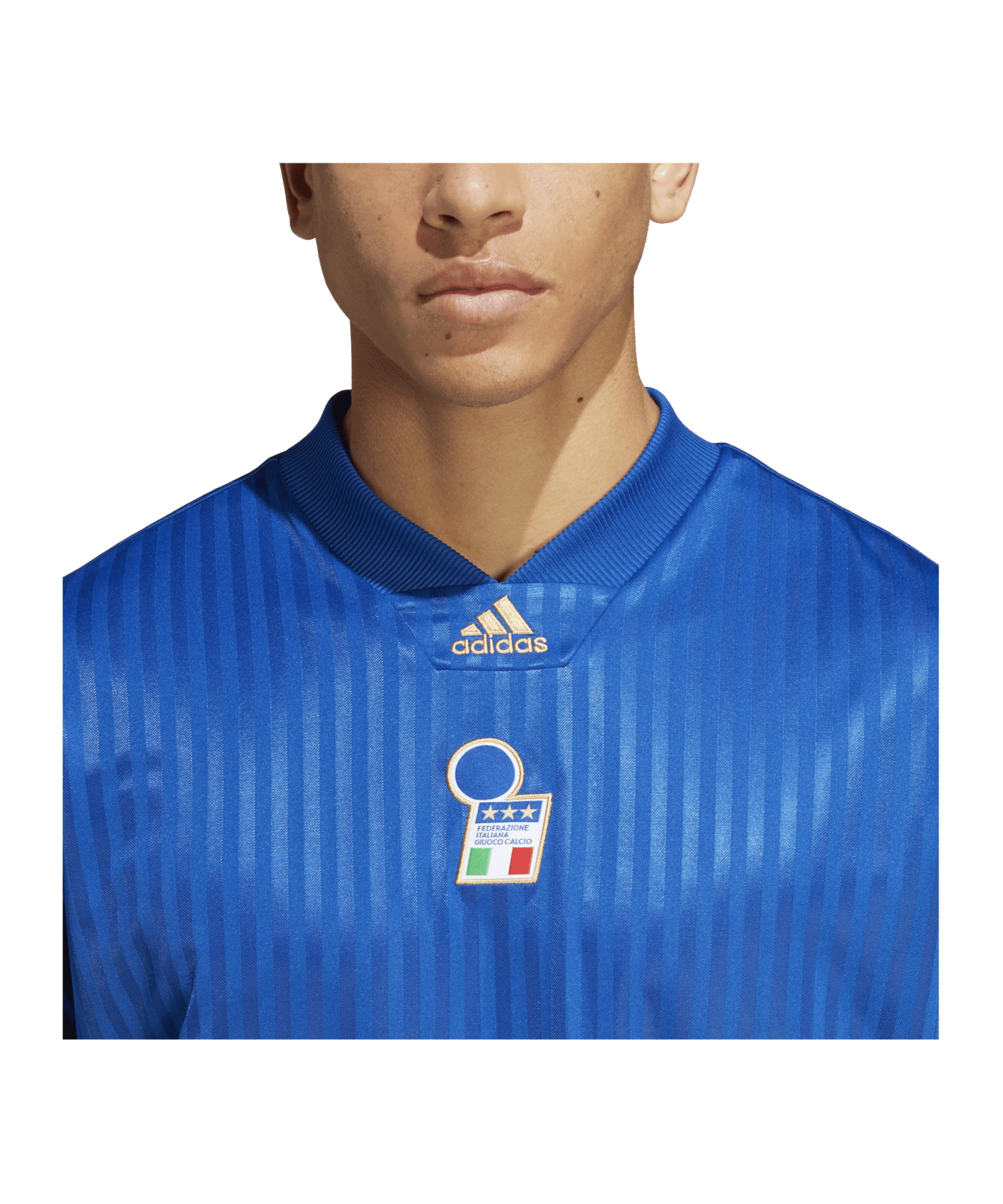 adidas Italien Icon Trikot Blau - blau