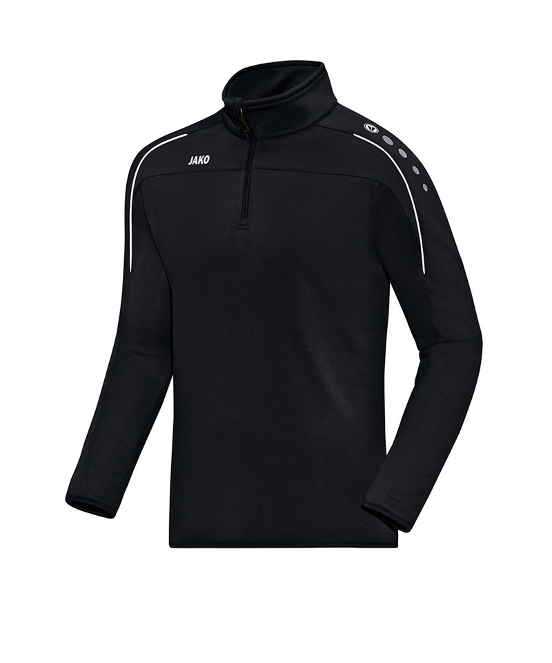 JAKO Classico Ziptop Schwarz Weiss F08 - schwarz
