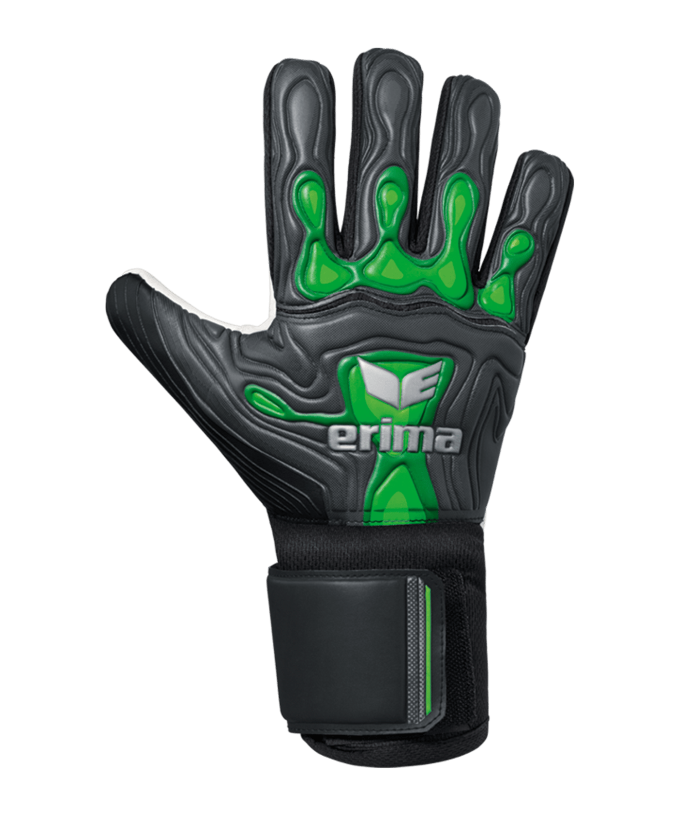 Guanto Portiere Bambino Erima Flex-Ray New Talent FS: Taglio Negativo, Protezione 4 Dita