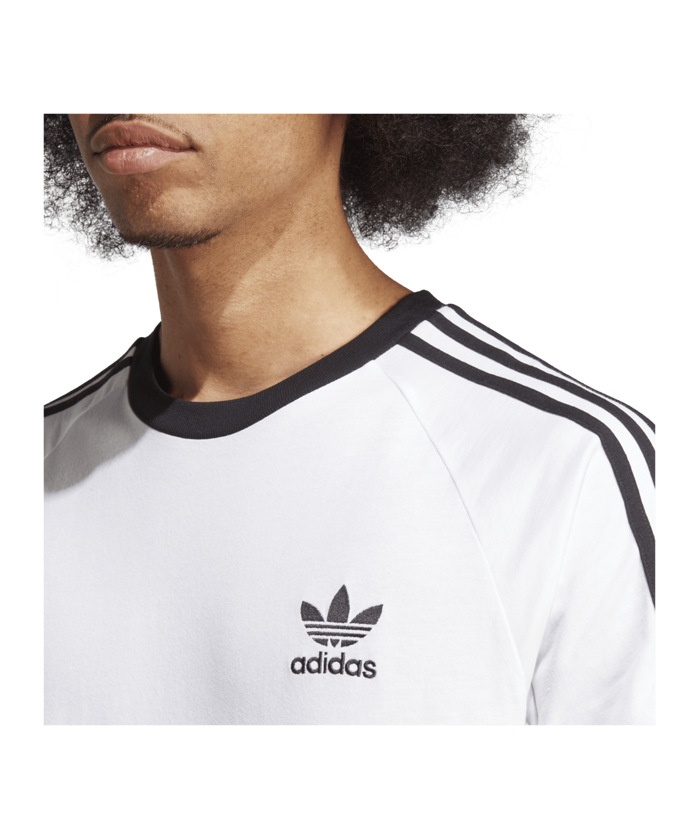 adidas Originals Adicolor Classics 3-Stripes Tee White - weiss