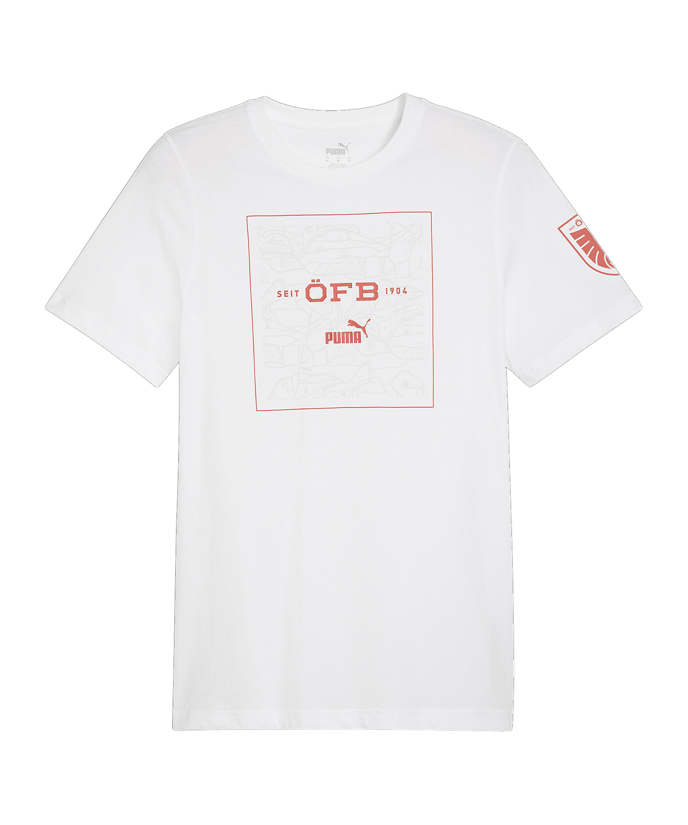 PUMA Österreich Ftbl Icons T-Shirt Weiss F09 - weiss