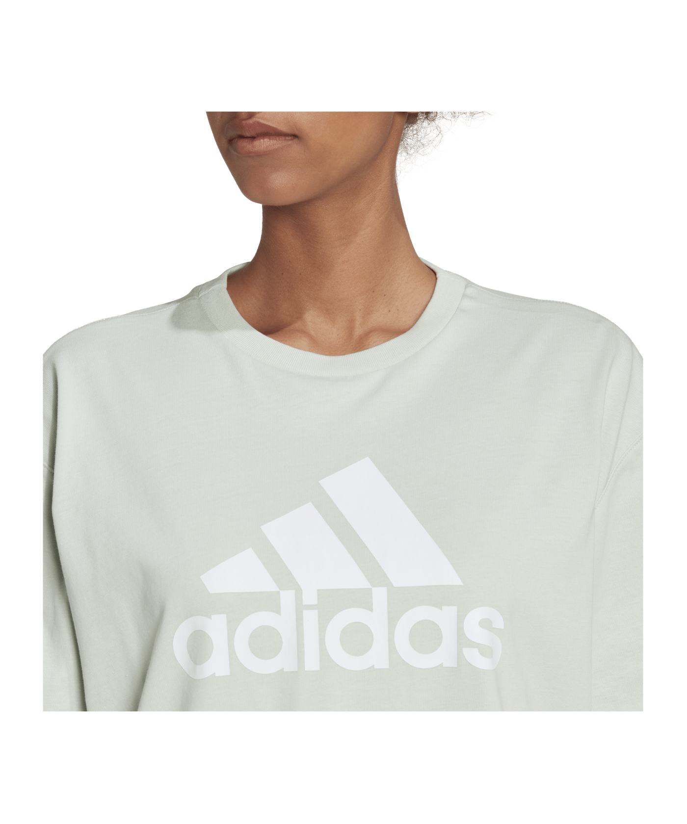 adidas Future Icons Badge of Sport T-Shirt Damen Grün - gruen