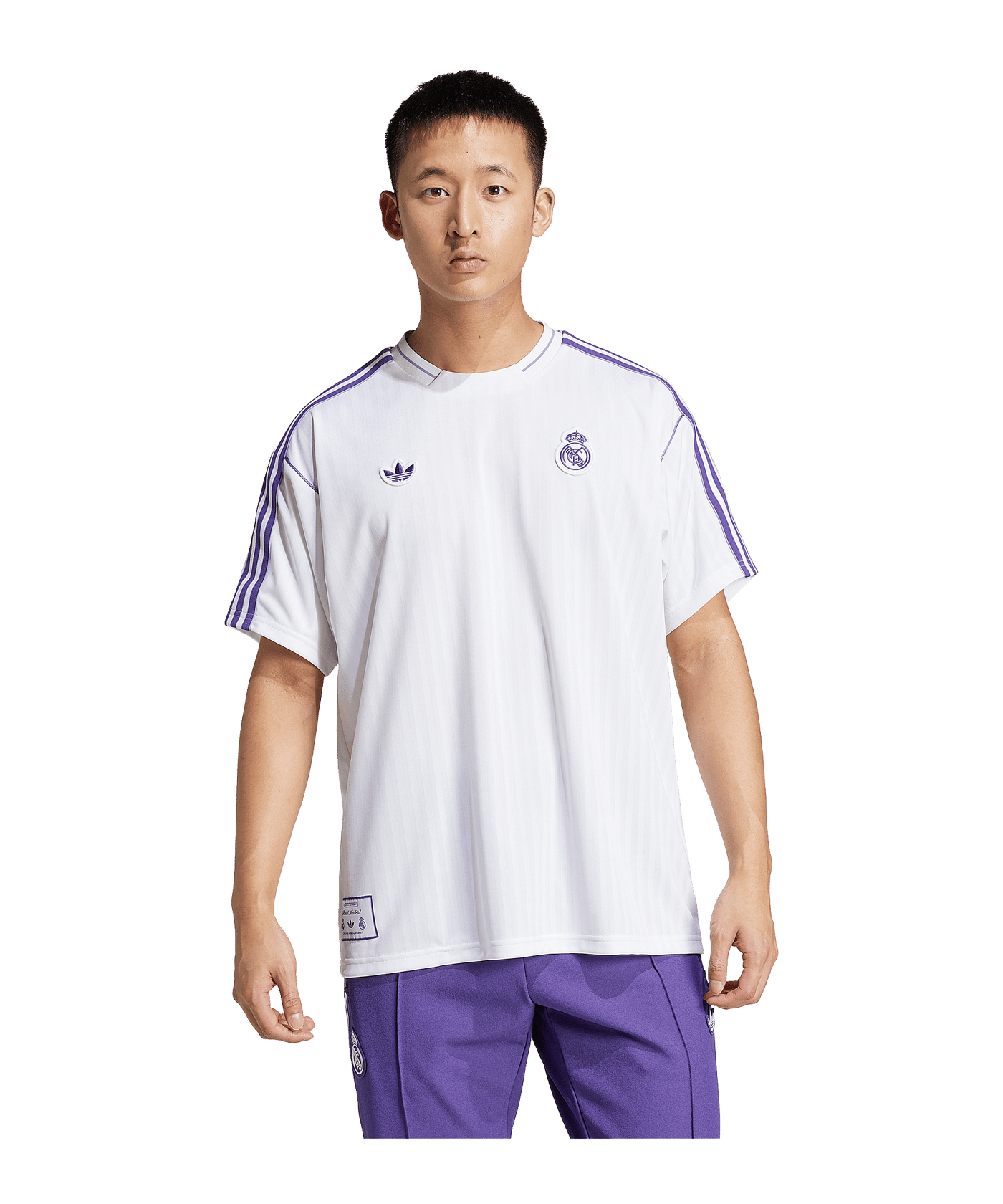 adidas Real Madrid Terrace Icon Trikot Weiss - weiss