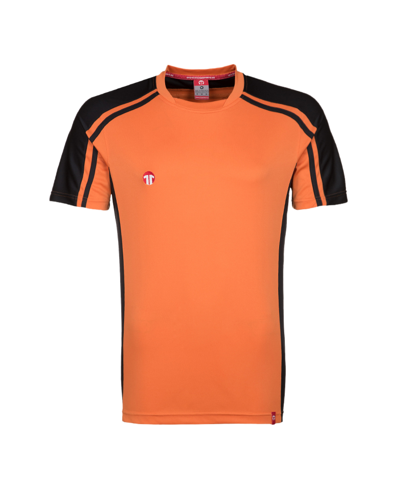 11teamsports Clásico Trikot Orange Schwarz F80 - orange