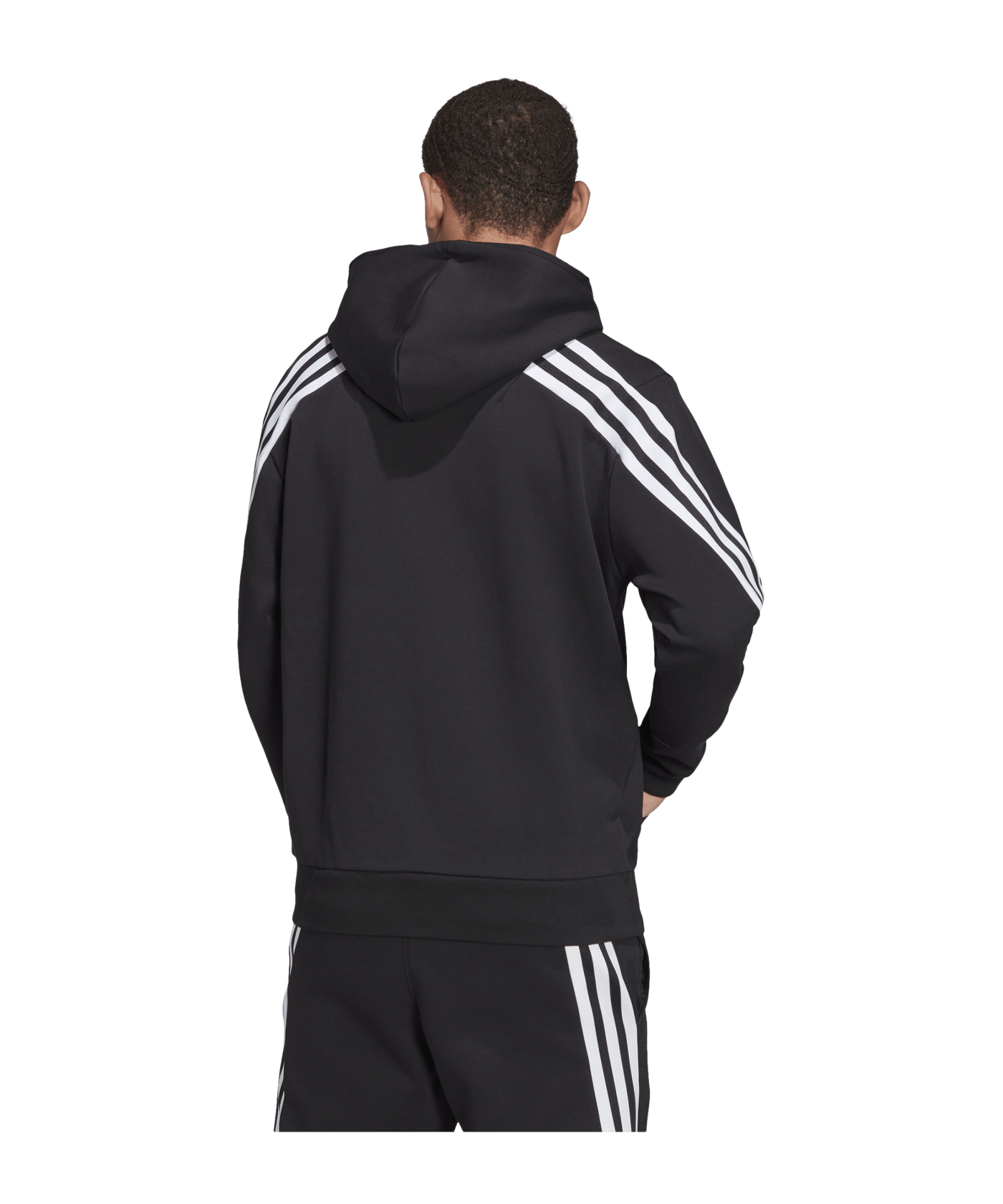 adidas Future Icons Kapuzenjacke Schwarz - schwarz