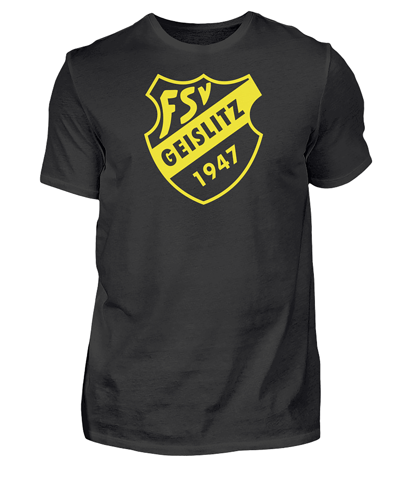 FSV Geislitz T Shirt Wappen Schwarz - schwarz