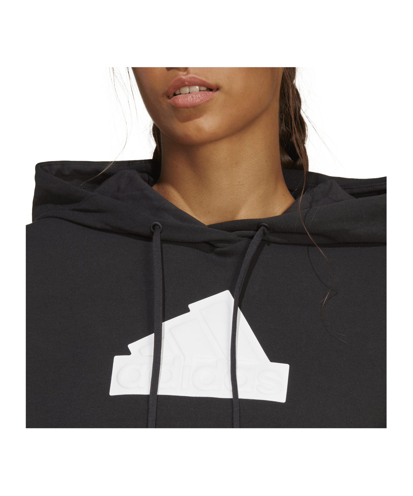adidas Future Icons Badge of Sport Hoodie Black - schwarz