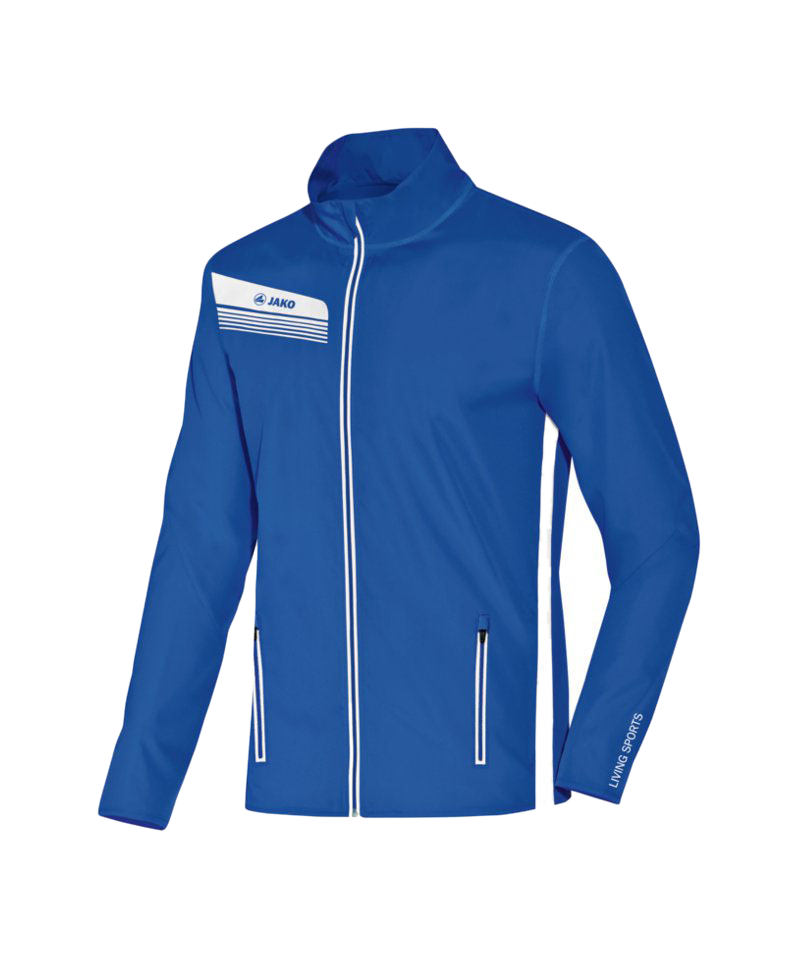 JAKO Athletico Jacke Running Blau Weiss F04 - blau