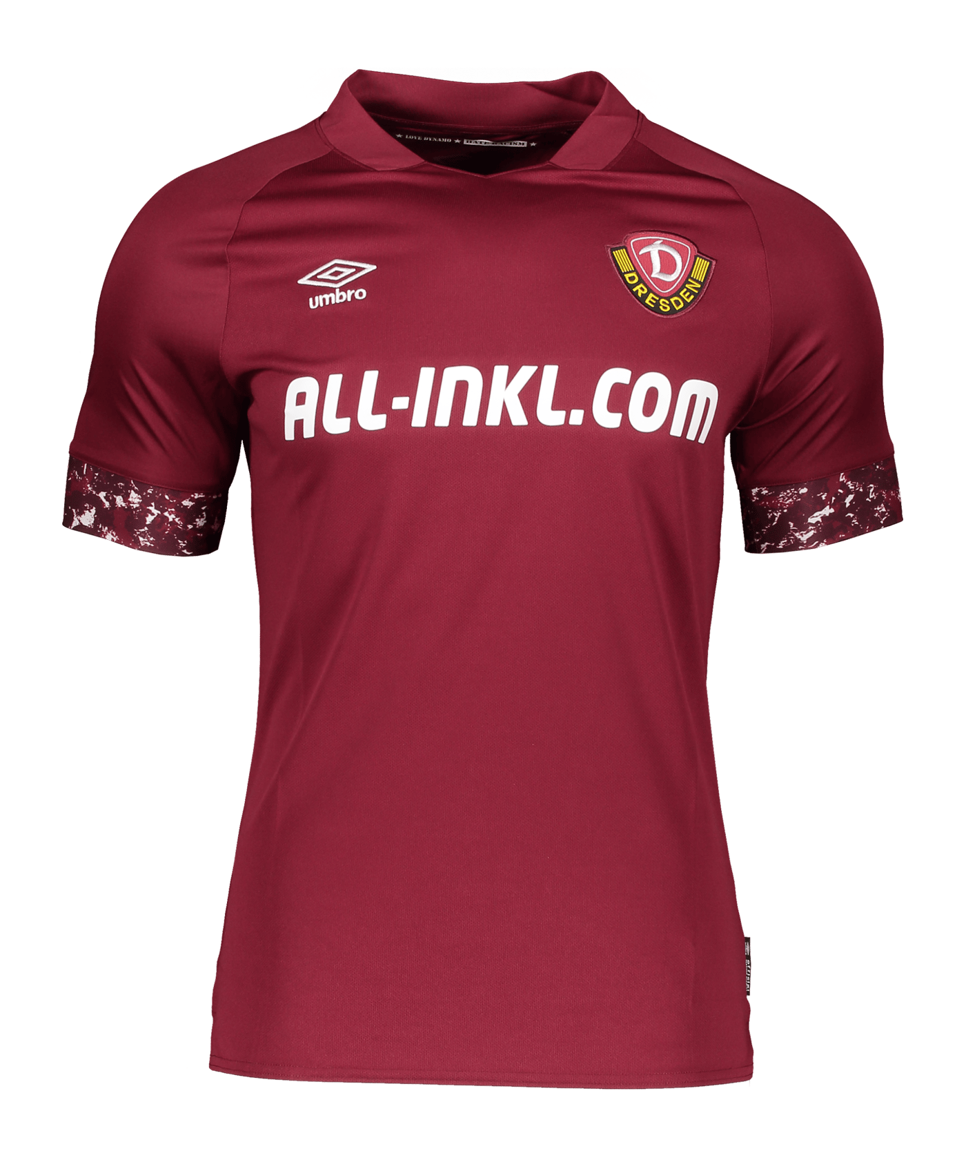 Maillot D'échauffement Umbro Dynamo Dresden 23/24 - Noir - Unisexe - Taille M à 3XL
