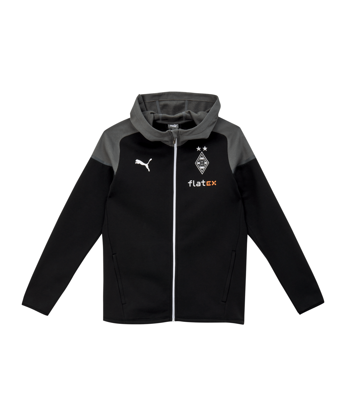 PUMA Borussia Mönchengladbach Casuals Kapuzenjacke mit Sponsor 