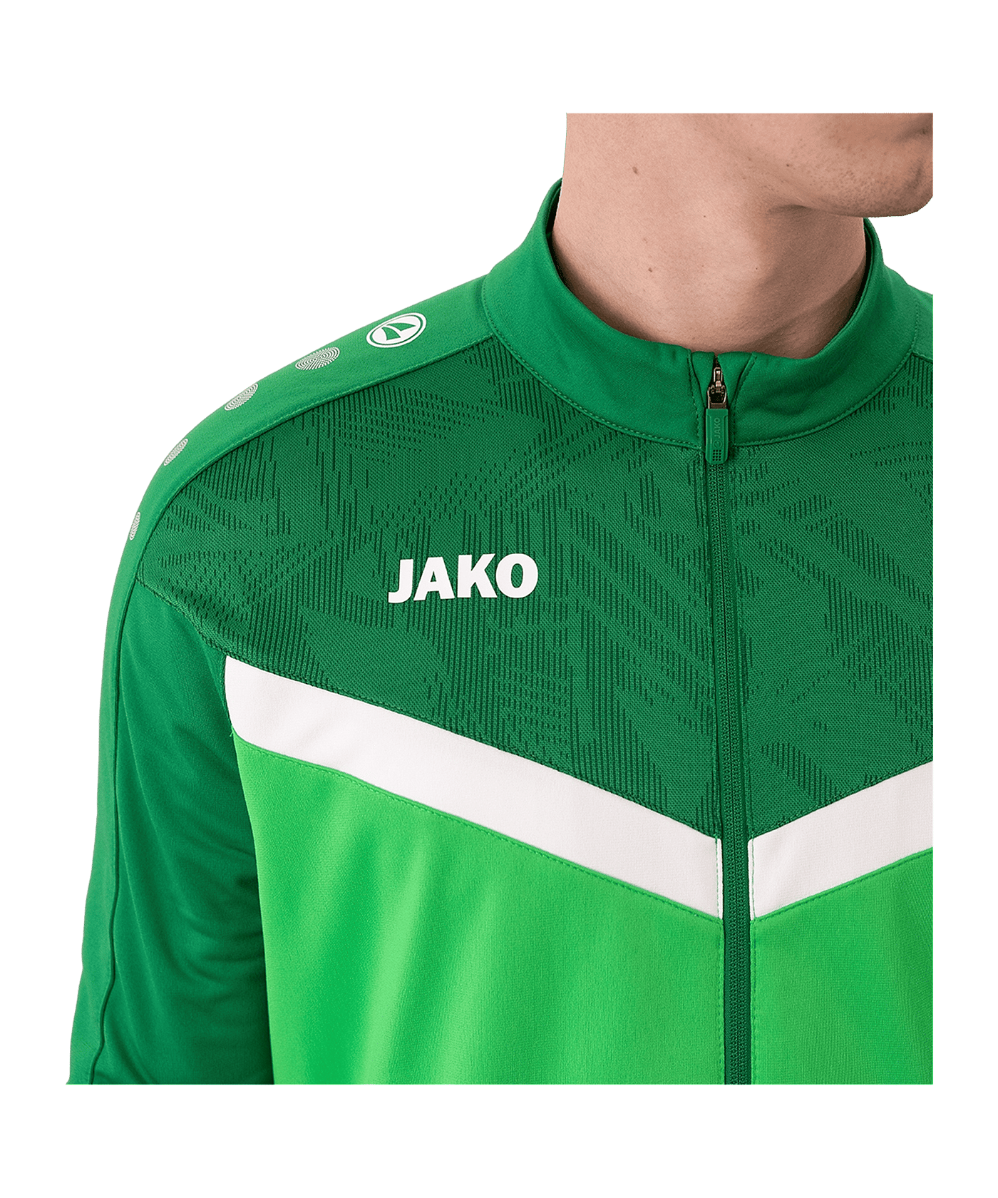 JAKO Iconic Polyester Jacke Grün F222 - gruen