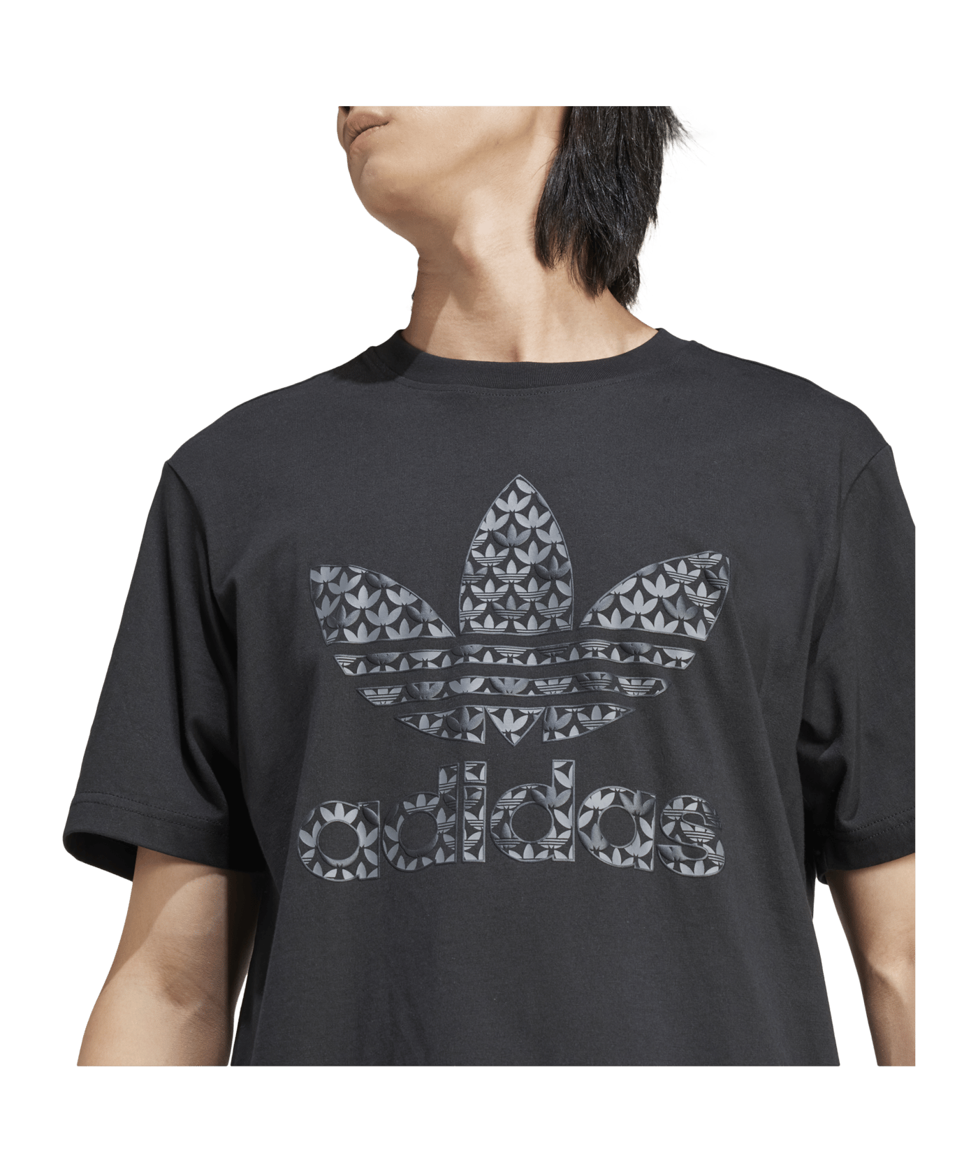 adidas Originals Monogram Graphic T-Shirt Schwarz | Lifestyle