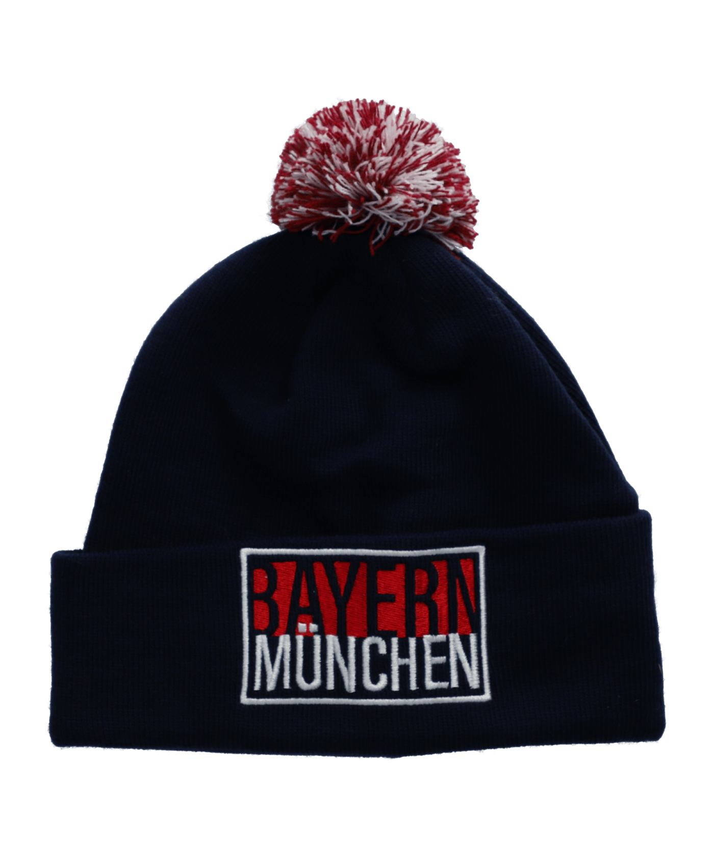 Bonnet à Pompon Officiel FC Bayern Munich Colourblock - Taille Unique, 100% Polyacrylique