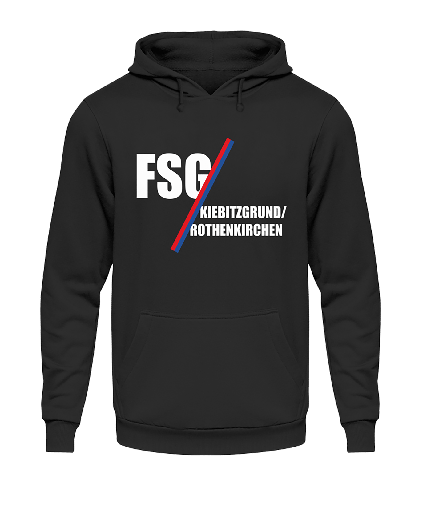 FSG Kiebitzgrund/Rot Hoody Stripes Noir | Boutique de fans | Club