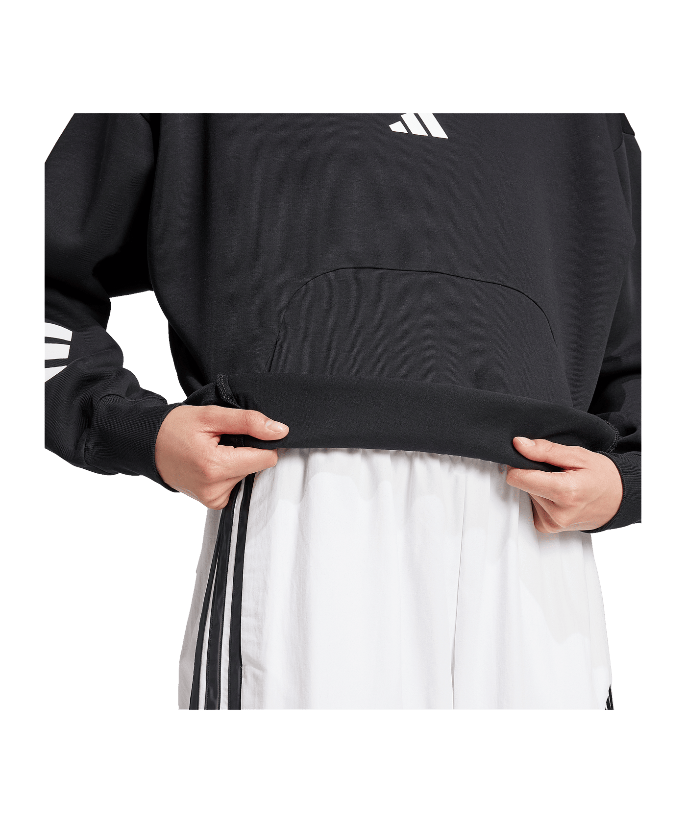 adidas Future Icons 3S Hoody Damen Schwarz - schwarz