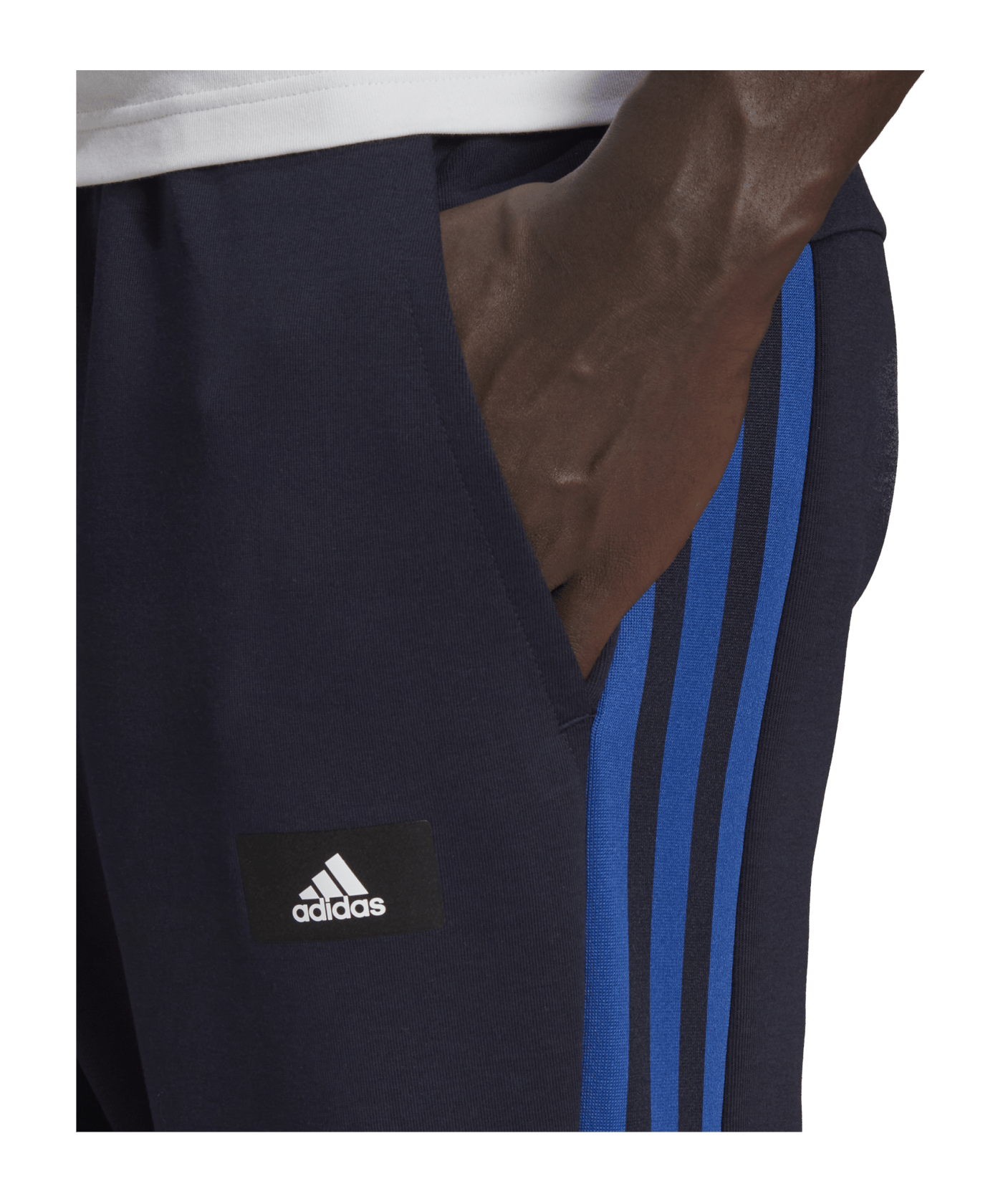 adidas 3 Stripes Future Icons Trainingshose Blau - blau