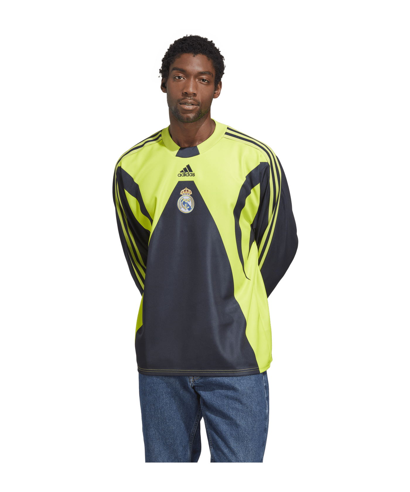 adidas Real Madrid Icon Torwarttrikot Blau - blau