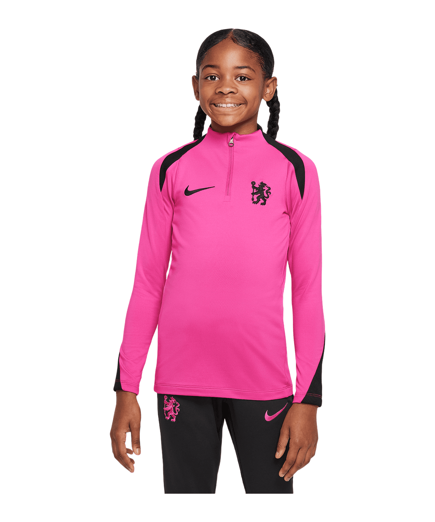 Nike FC Chelsea Strike Drill Top sweatshirt 3ème enfants rose F659 ...