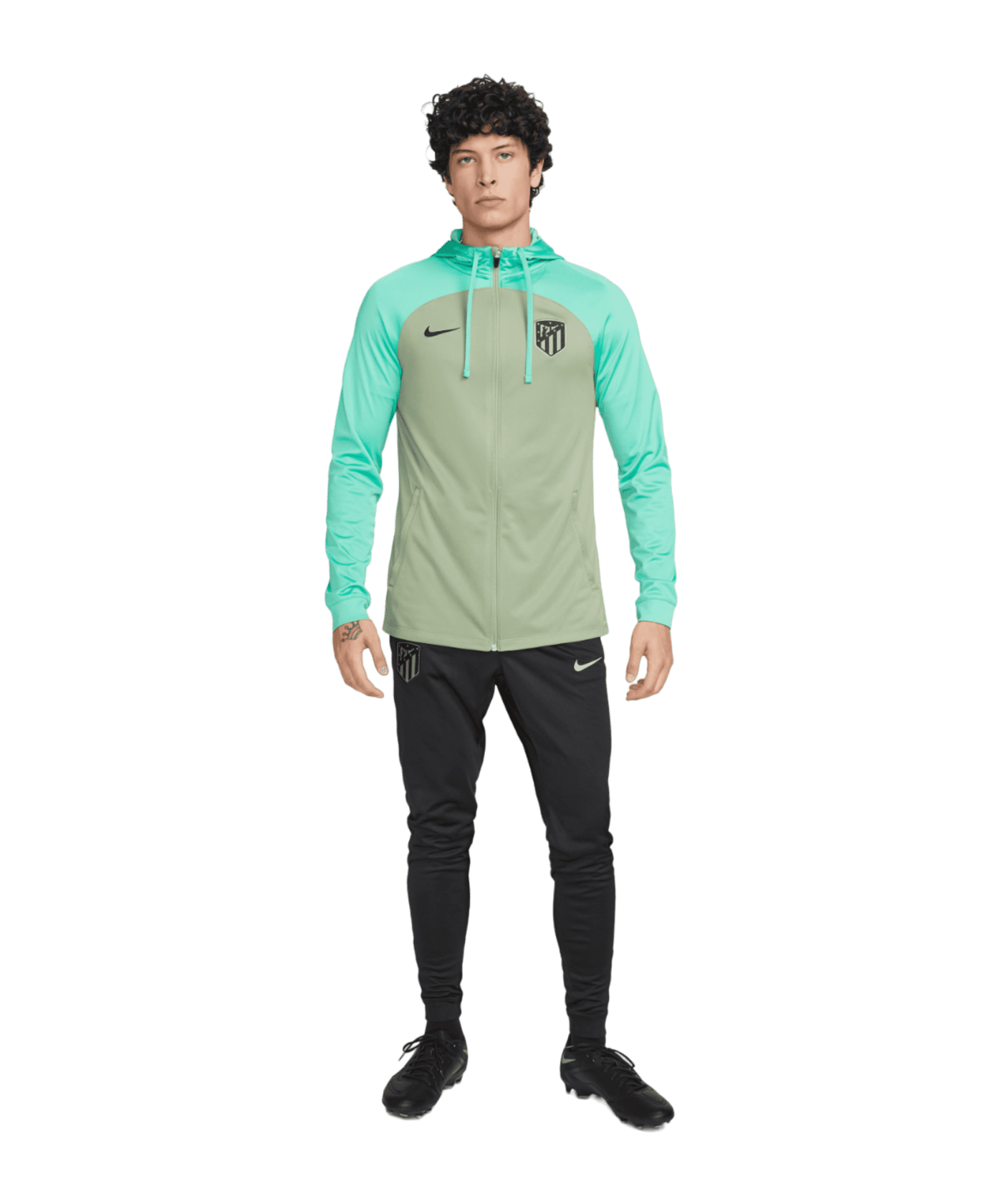 Nike Atletico Madrid Trainingsanzug Grün F387 - gruen