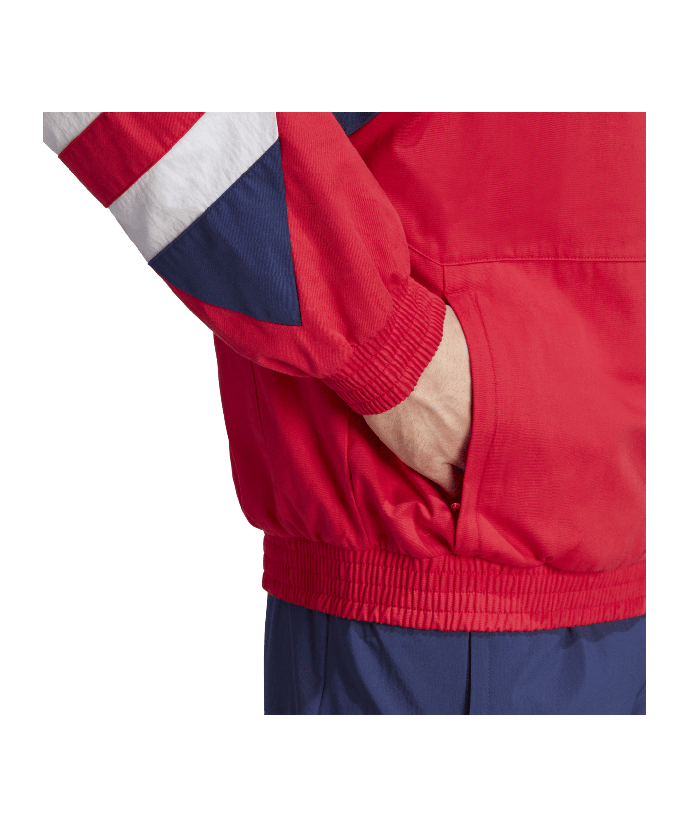 adidas Ajax Amsterdam Icon Tracktop Jacke Rot - rot