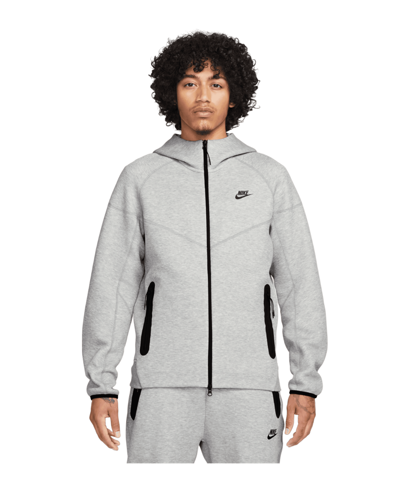 nike tech fleece schwarz grau