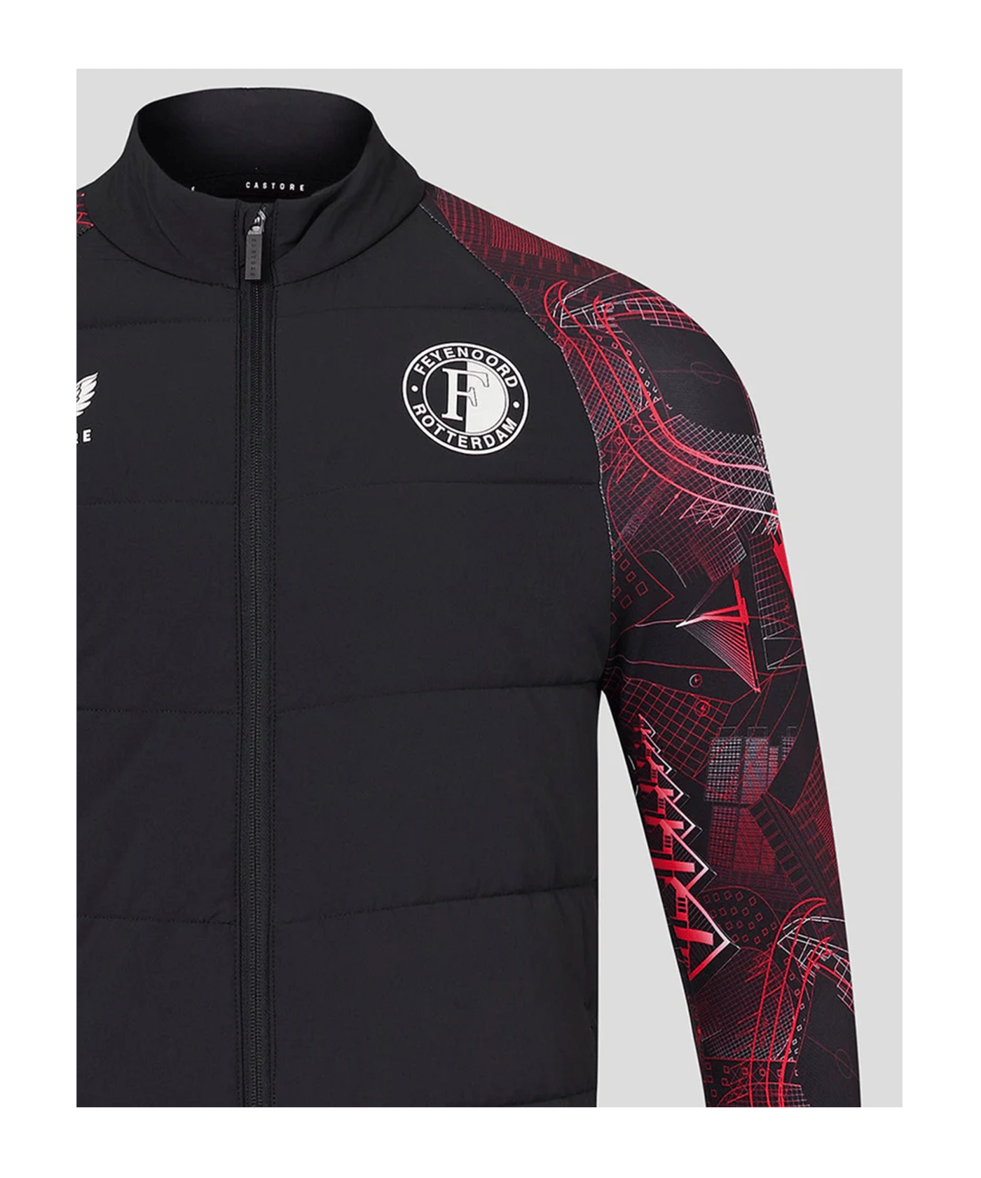 Castore Feyenoord Rotterdam Hybrid Jacke F001 | Fan-Shop | Replica