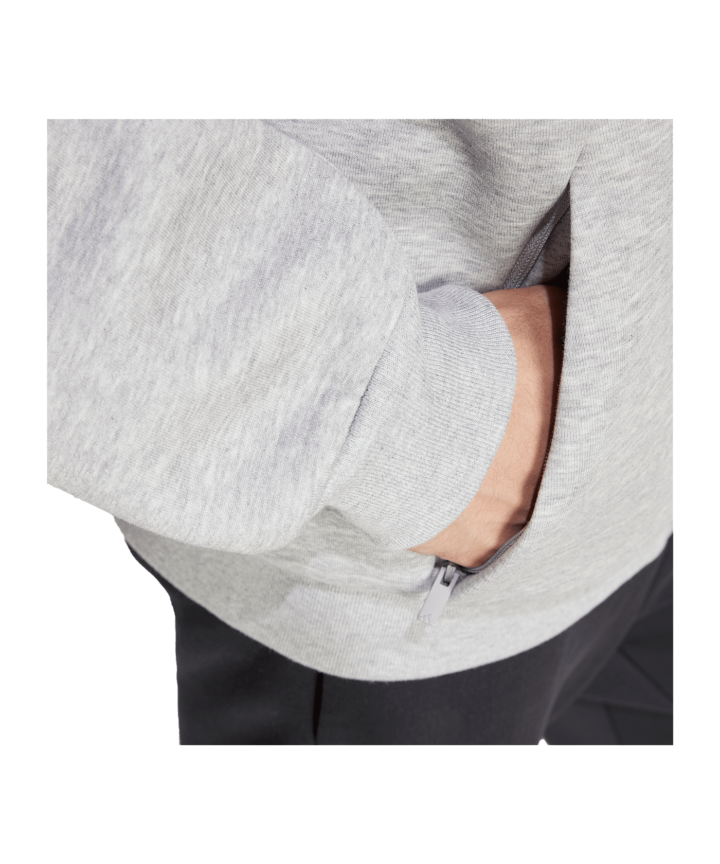 adidas Future Icon Kapuzenjacke Grau - grau