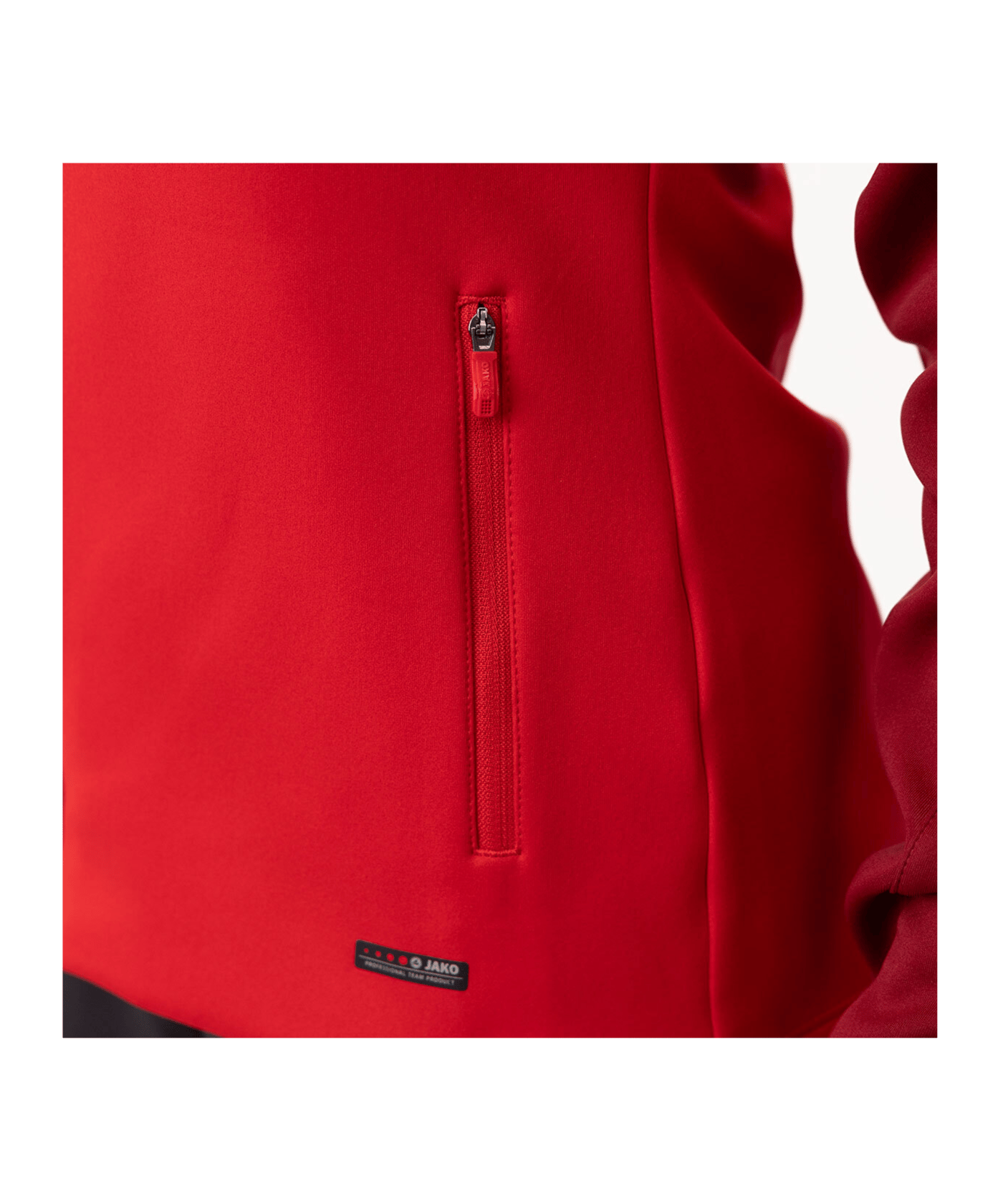 JAKO Iconic Kapuzenjacke Kids Rot F103 - rot