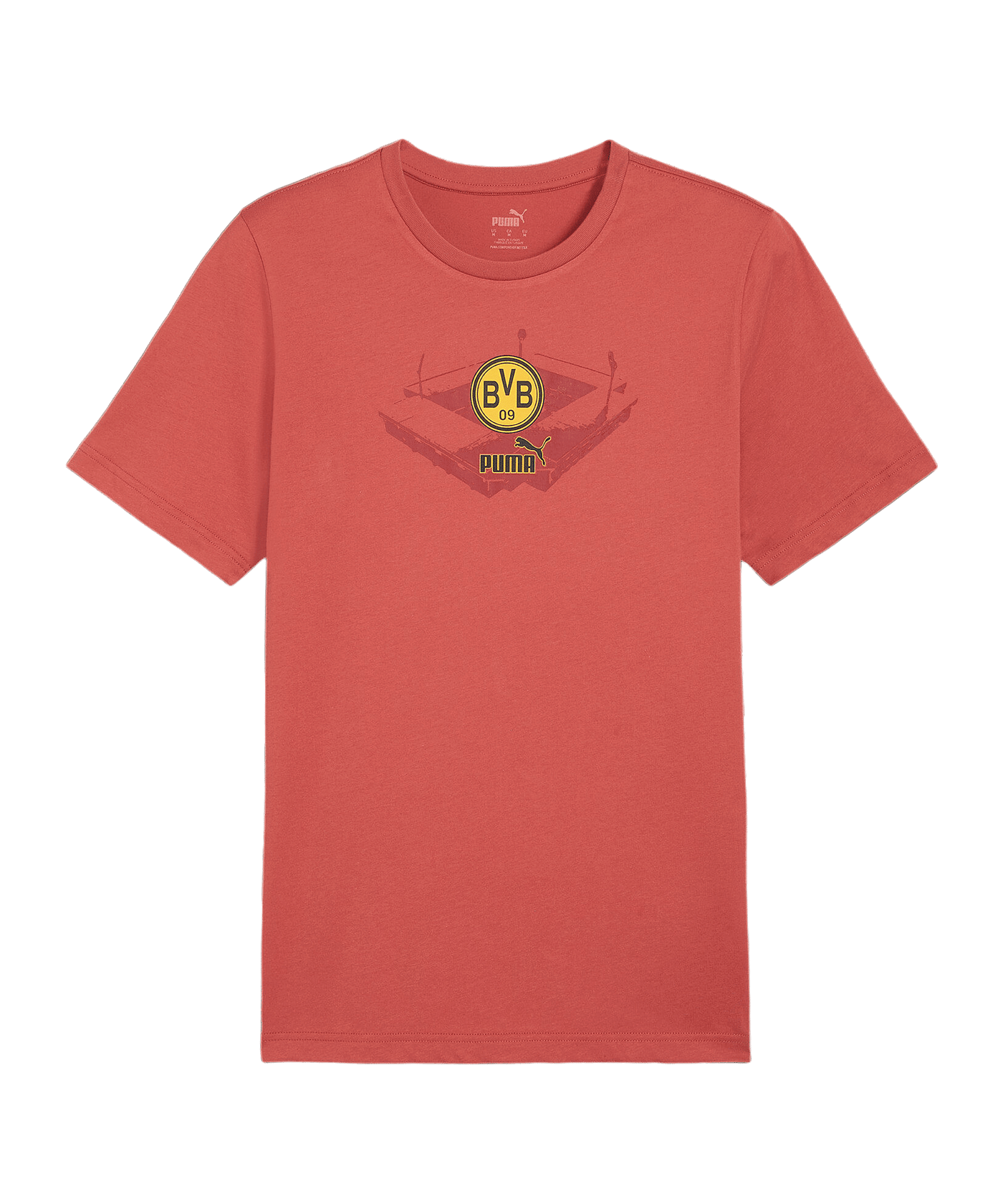 PUMA BVB Dortmund Ftbl ICONS T-Shirt Rot F04 - rot