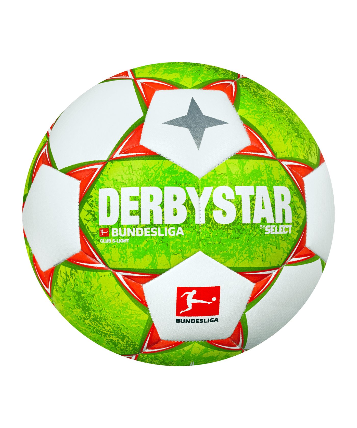 Derbystar Topic S-Light V21 Pallone Da Calcio Leggero 290g, 32 Pannelli Cuciti A Mano, Rosso/Giallo Per Bambini - 2