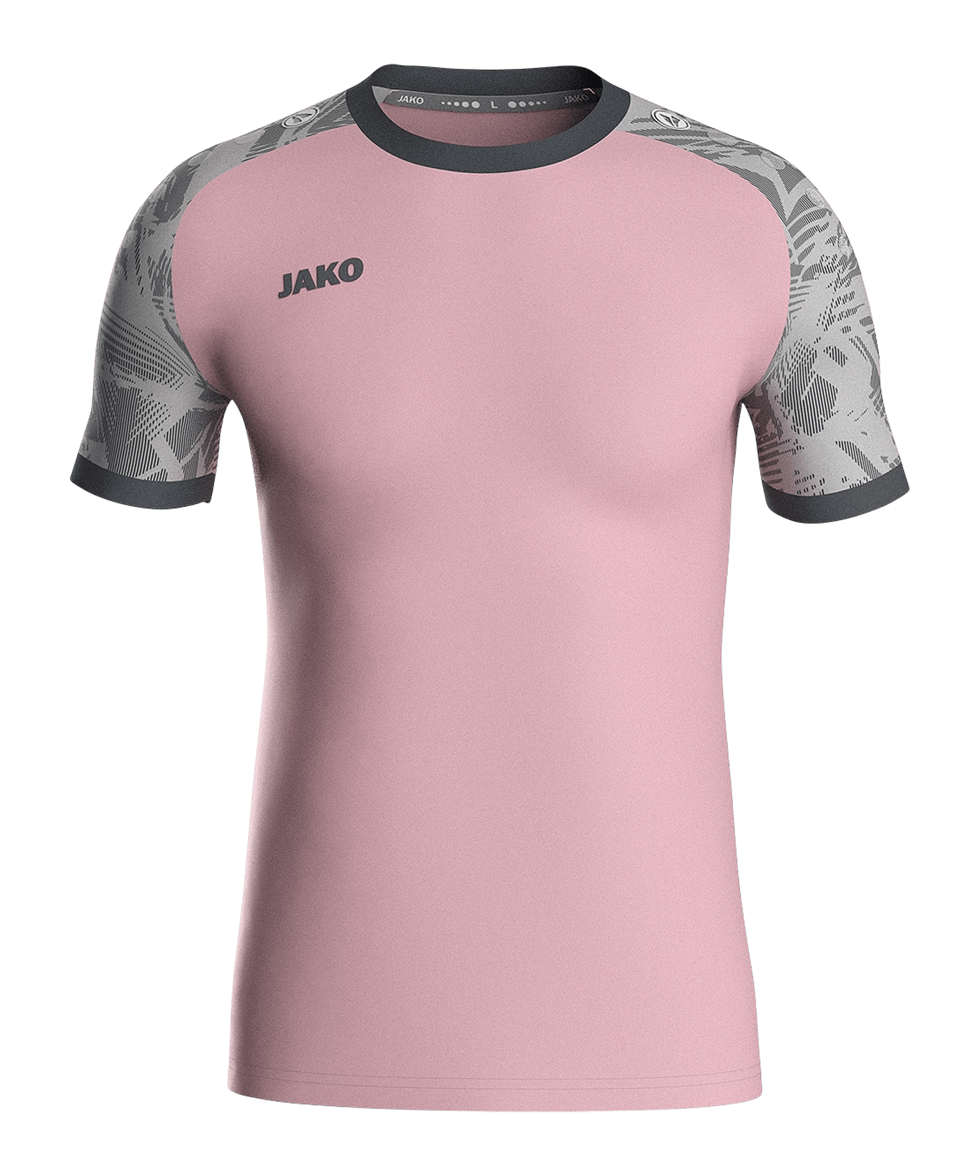 JAKO Iconic Trikot Kids Pink Grau F171 - rosa