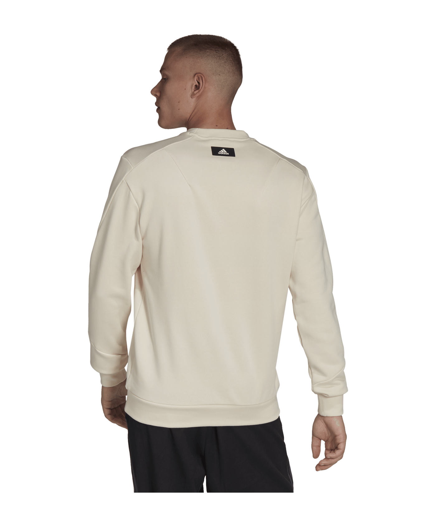 adidas Three Bar Future Icons Sweatshirt Beige - beige