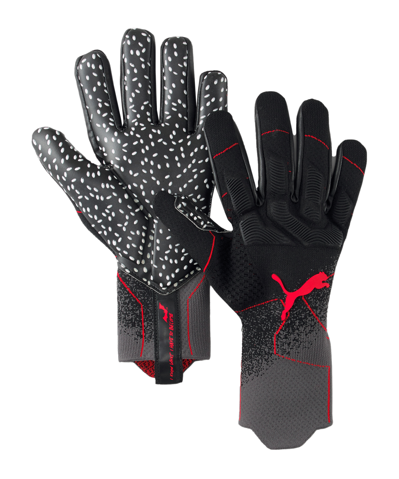 PUMA x Batman Future Z One 1 NC Guanti da portiere Nero Rosso 01