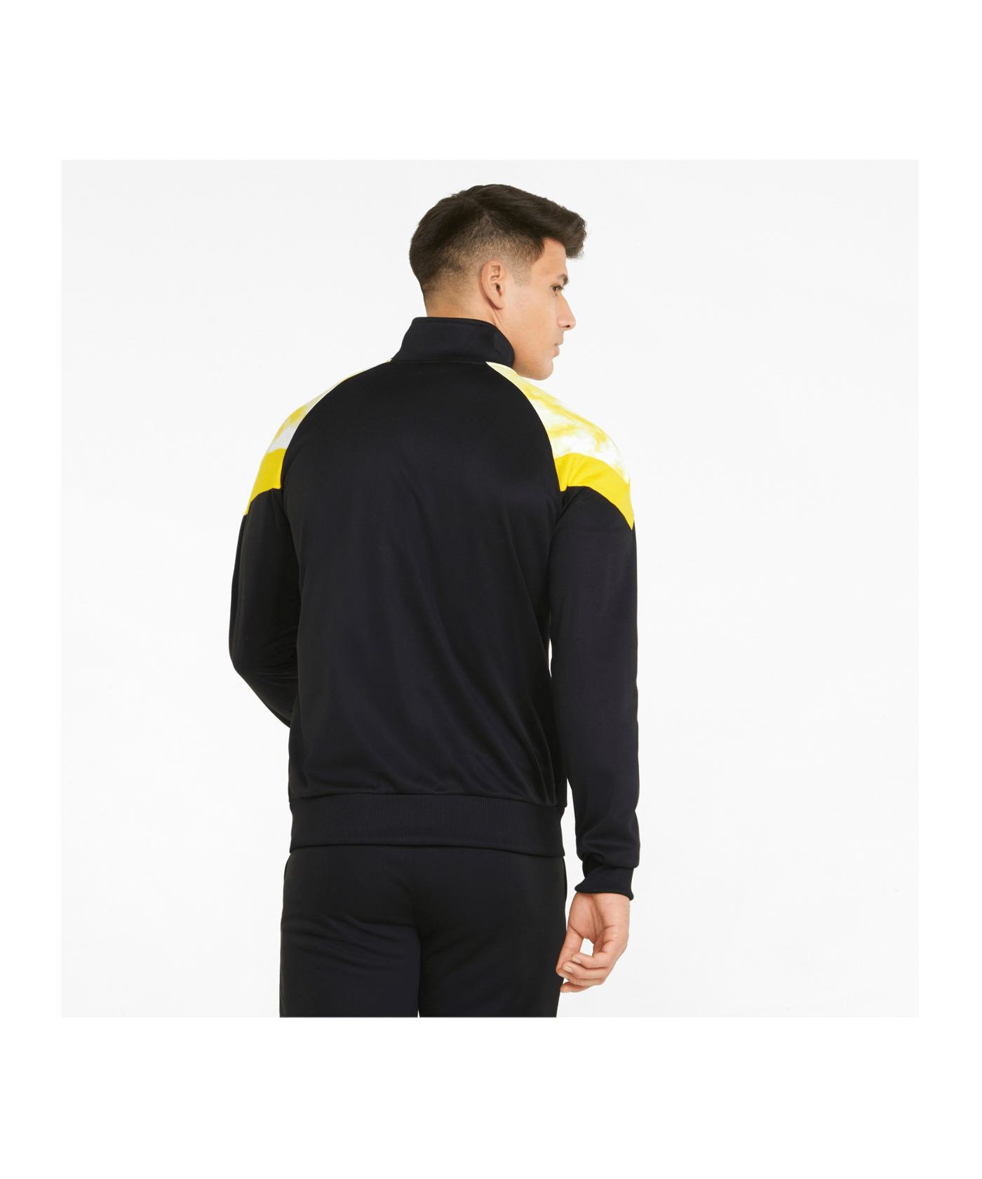 PUMA BVB Dortmund Iconic MCS Mesh Trainingsjacke Schwarz F02 - schwarz