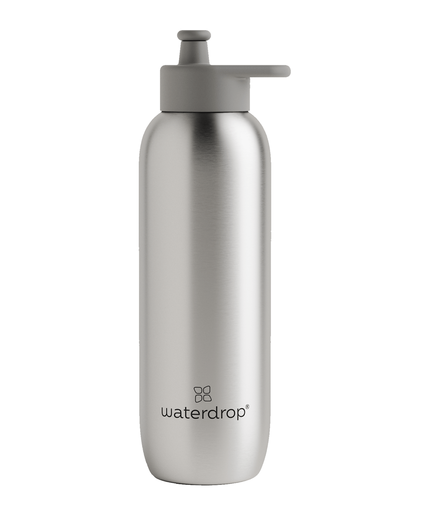 waterdrop Sports Bottle 800ml Trinkflasche Silber | Equipment