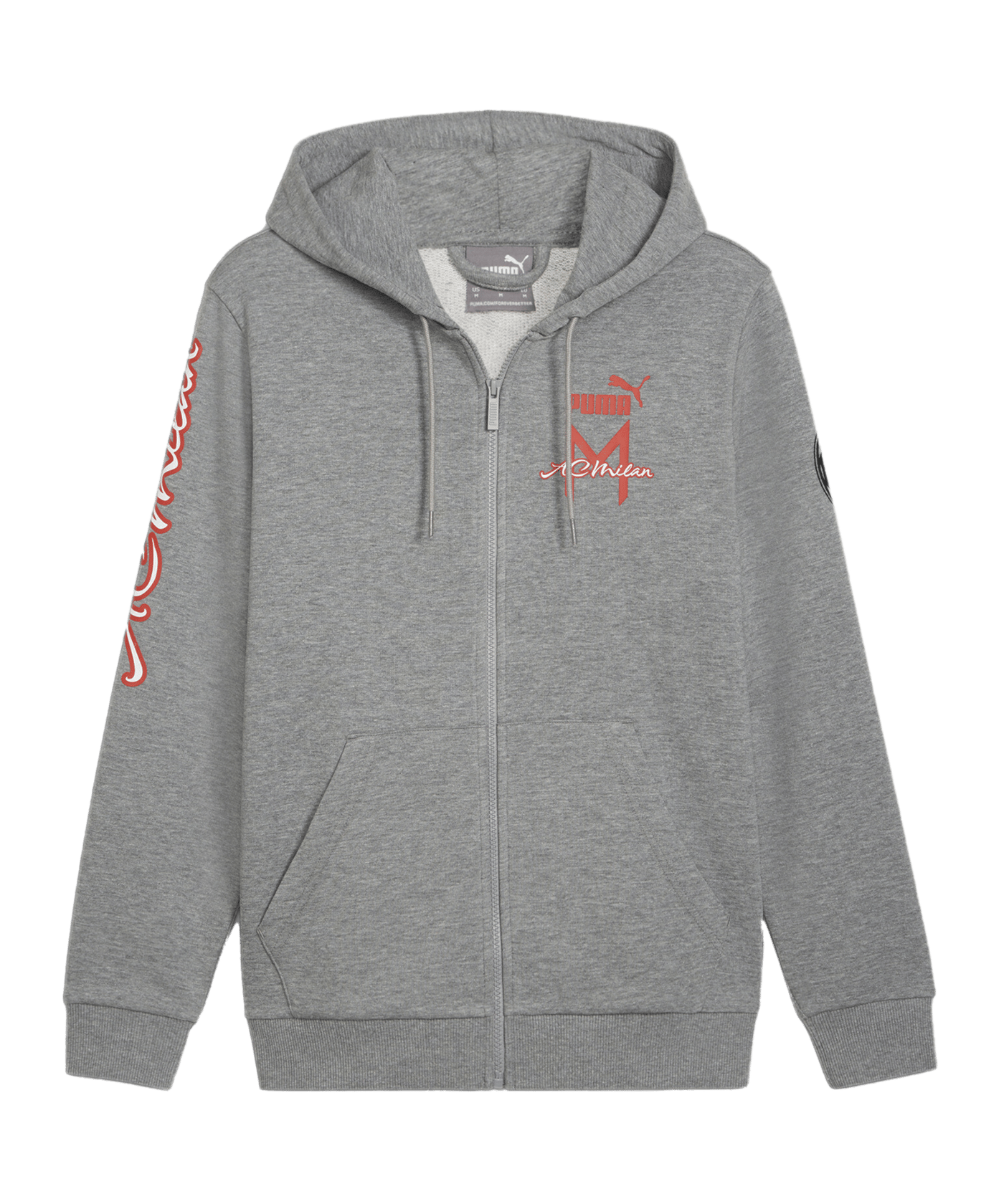 PUMA AC Mailand ftblICONS Kapuzenjacke Grau F12 - grau