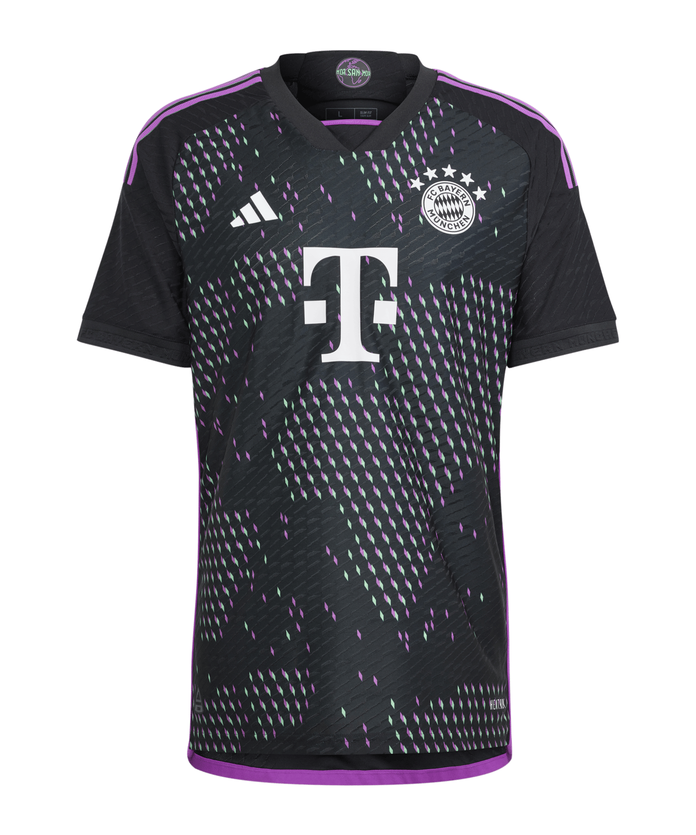 adidas FC Bayern München Auth. Trikot Away 2023/2024 Schwarz | Fan-Shop