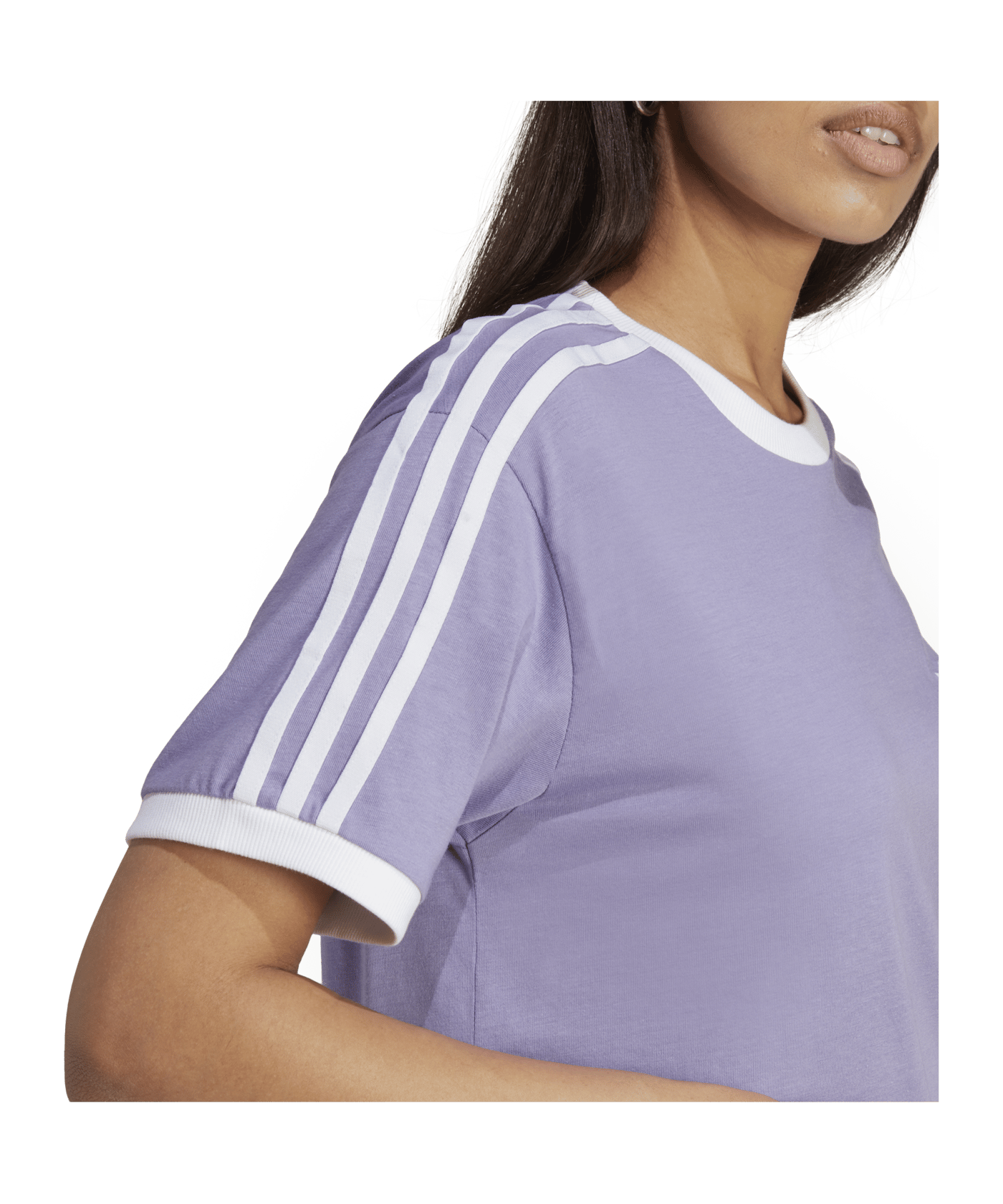 adidas Originals Adicolor Classics 3-Stripes Tee Purple - lila